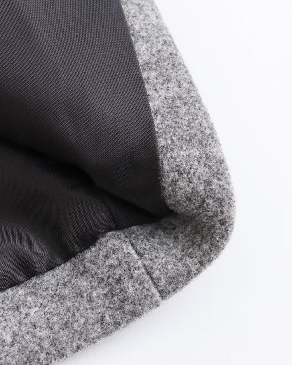BELTED WOOL TRENCH