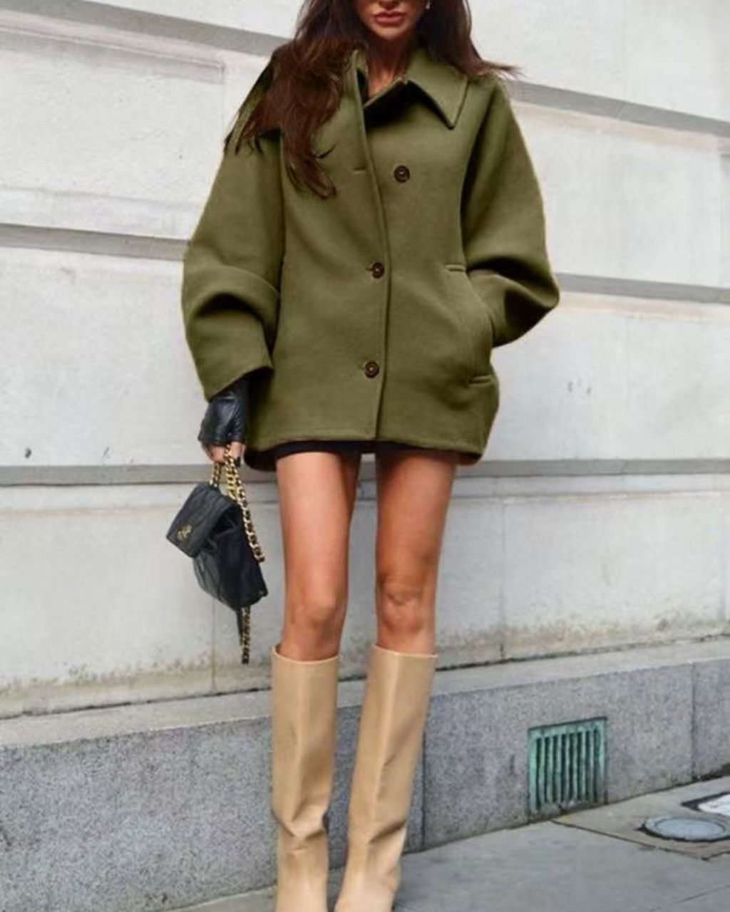 BAT WING COAT