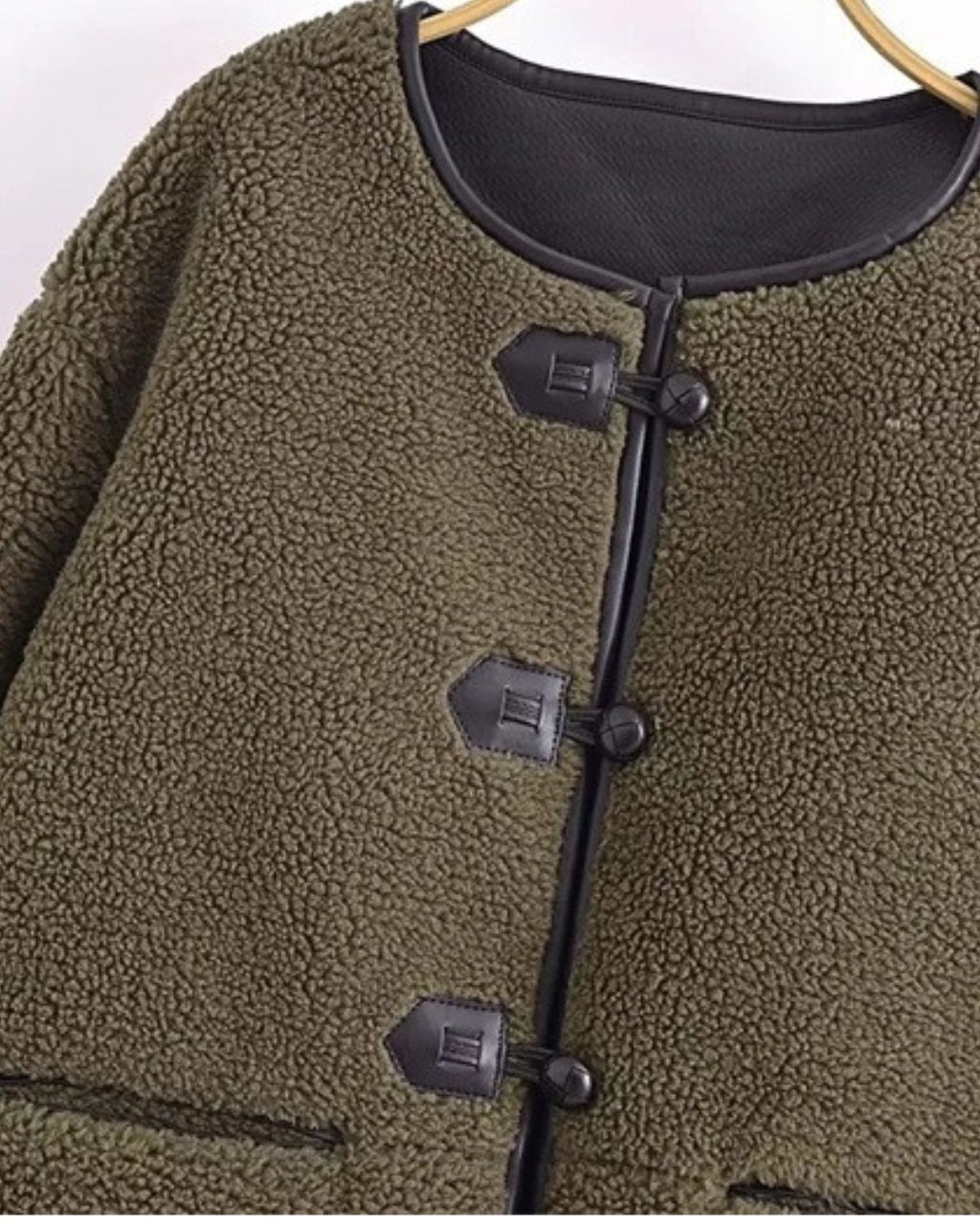 TOGGLE TEDDY JACKET