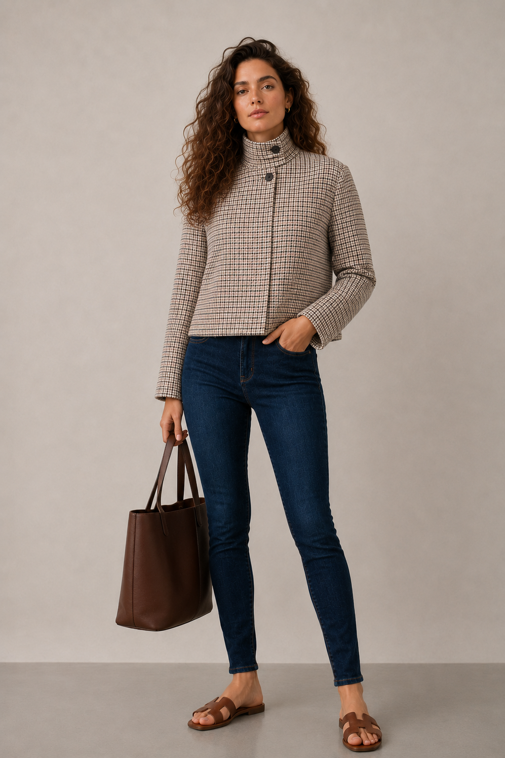 HOUNDSTOOTH JACKET