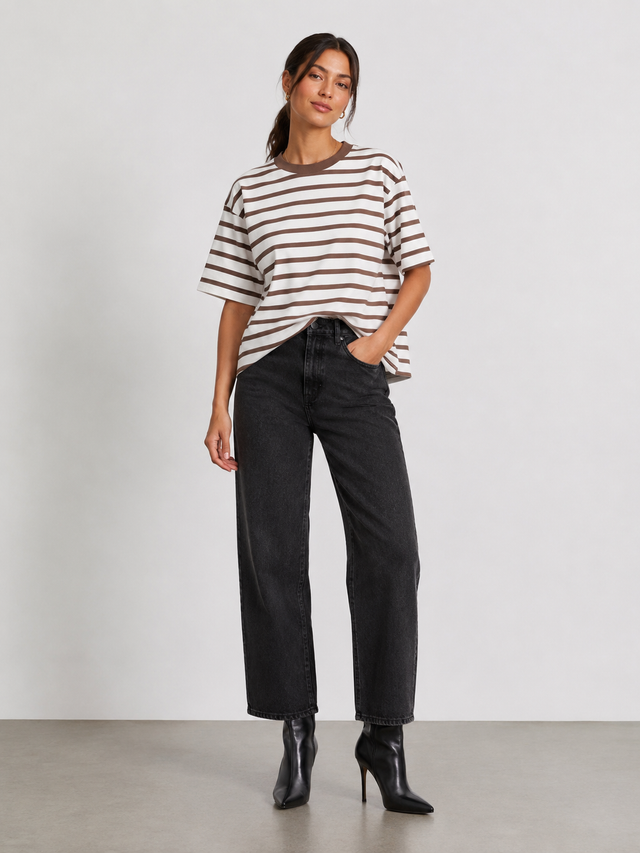 STRIPE BOX TEE