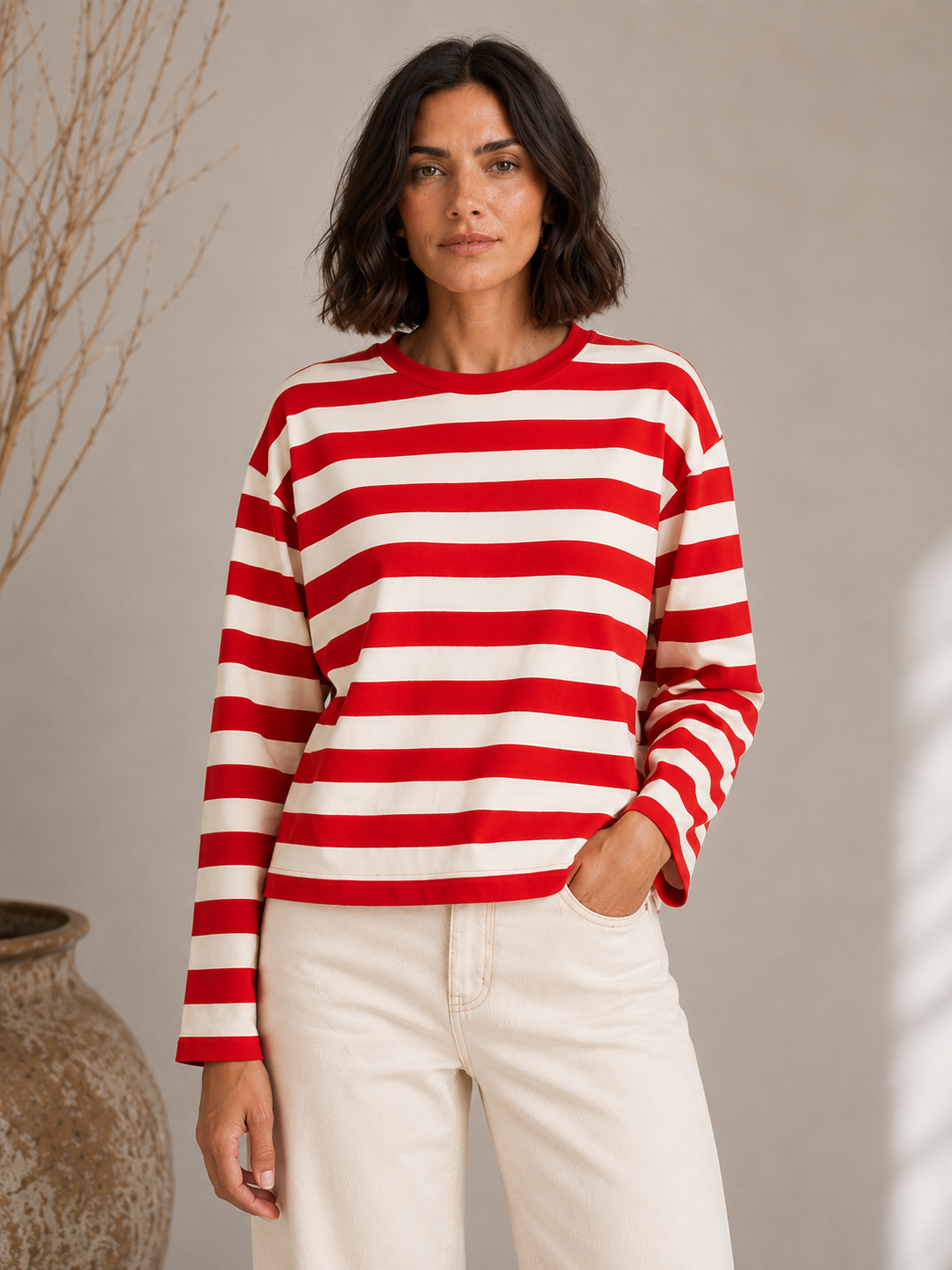 Long Sleeve Stripe Tee