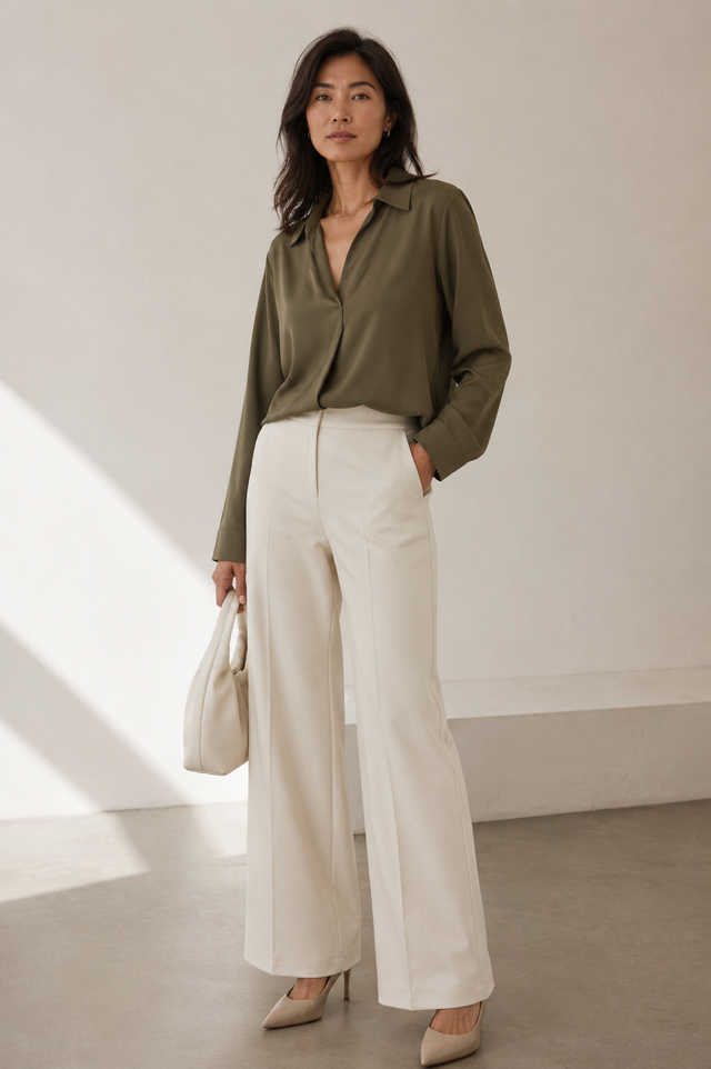 JOHNNY COLLAR BLOUSE