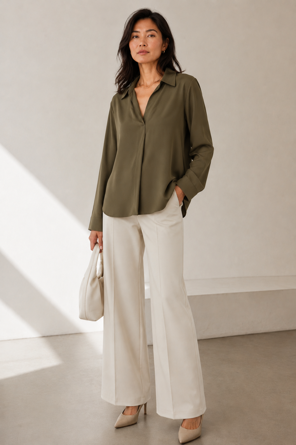 JOHNNY COLLAR BLOUSE