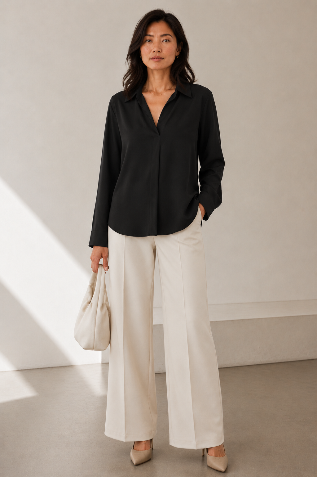 JOHNNY COLLAR BLOUSE