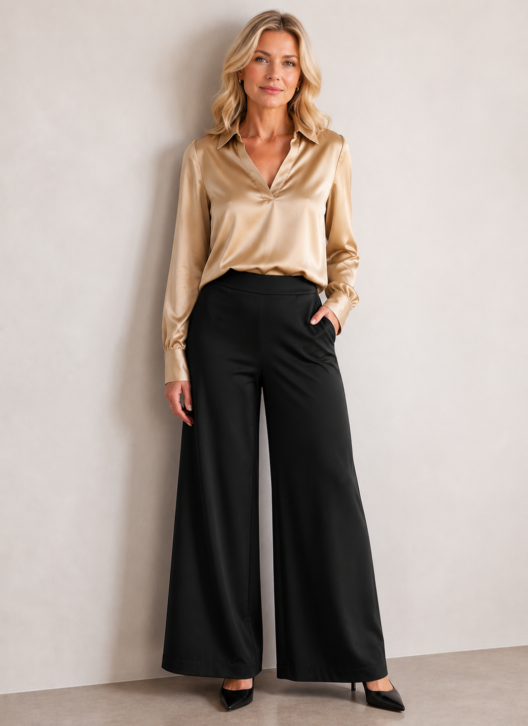 SATIN BLOUSE