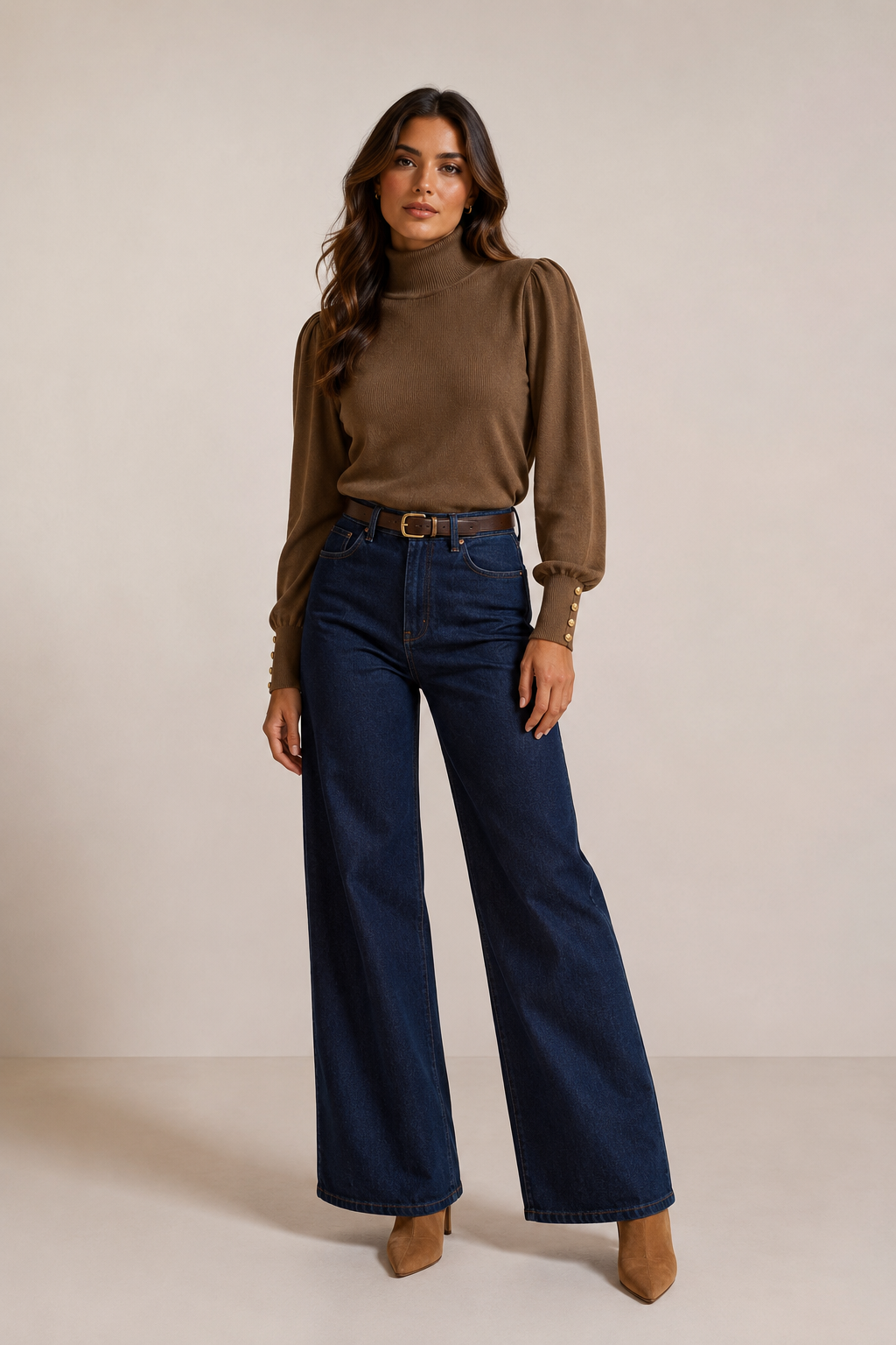 Avery ribbed skivvy