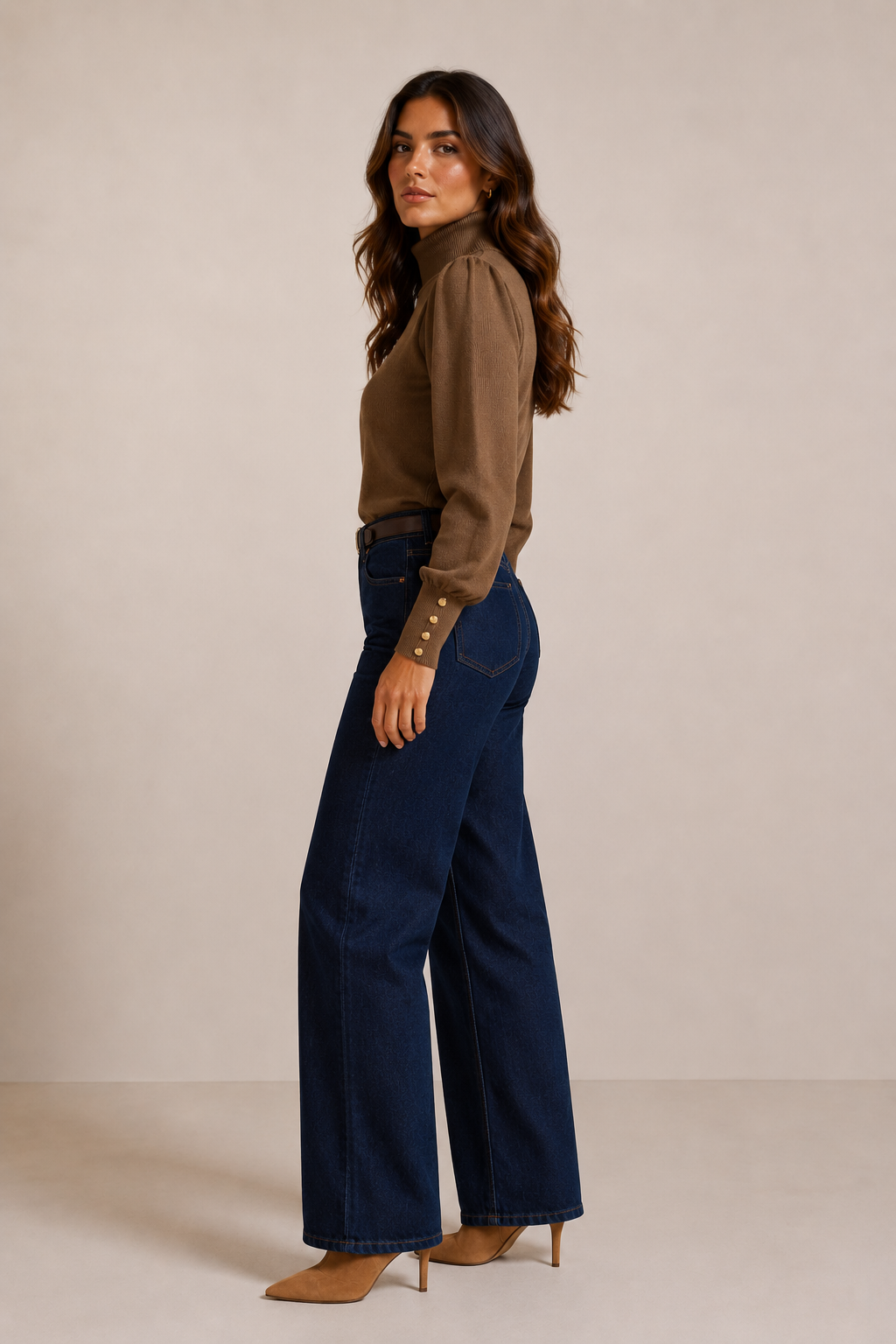 Avery ribbed skivvy