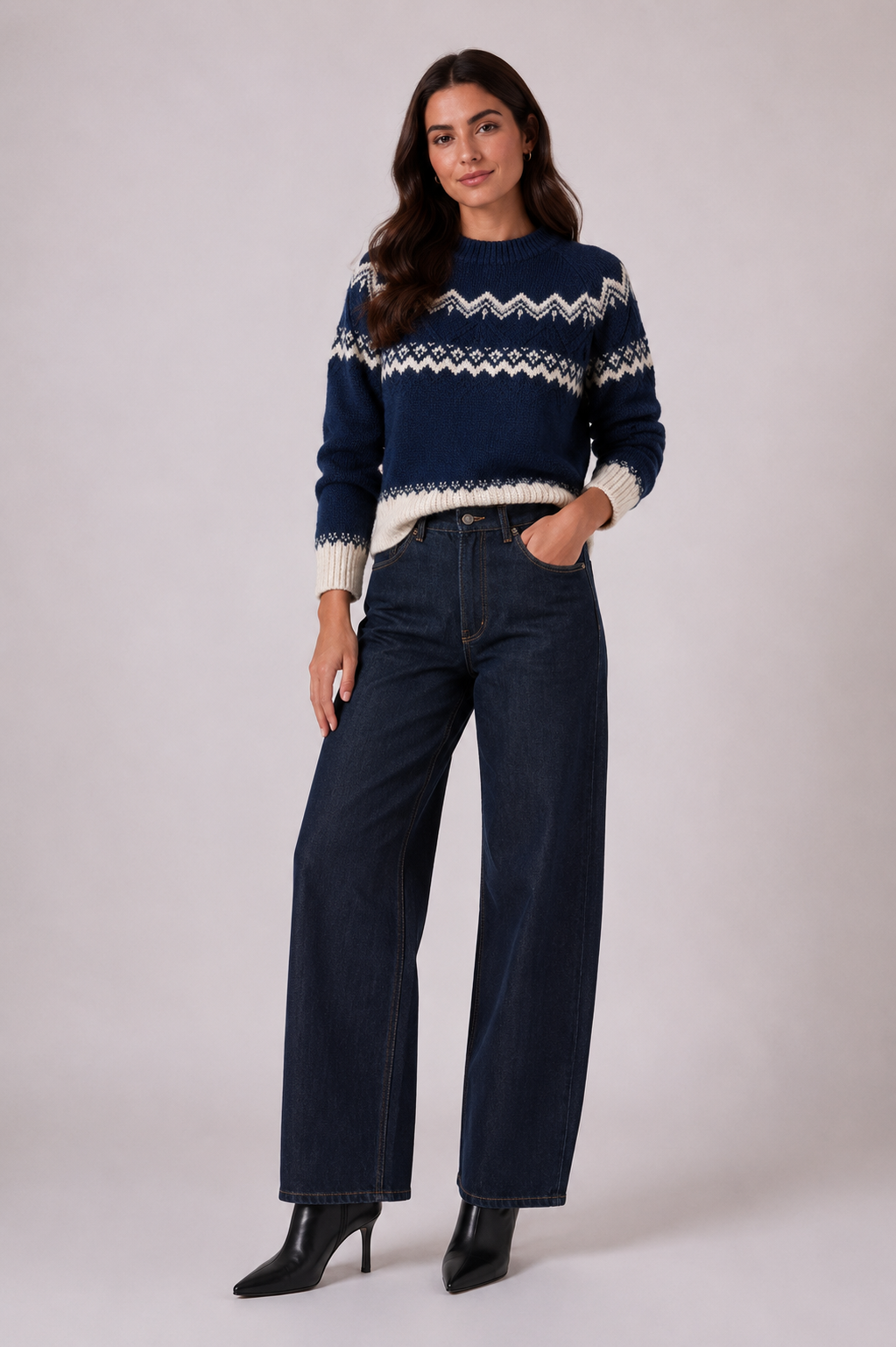 SWISS KNIT JUMPER