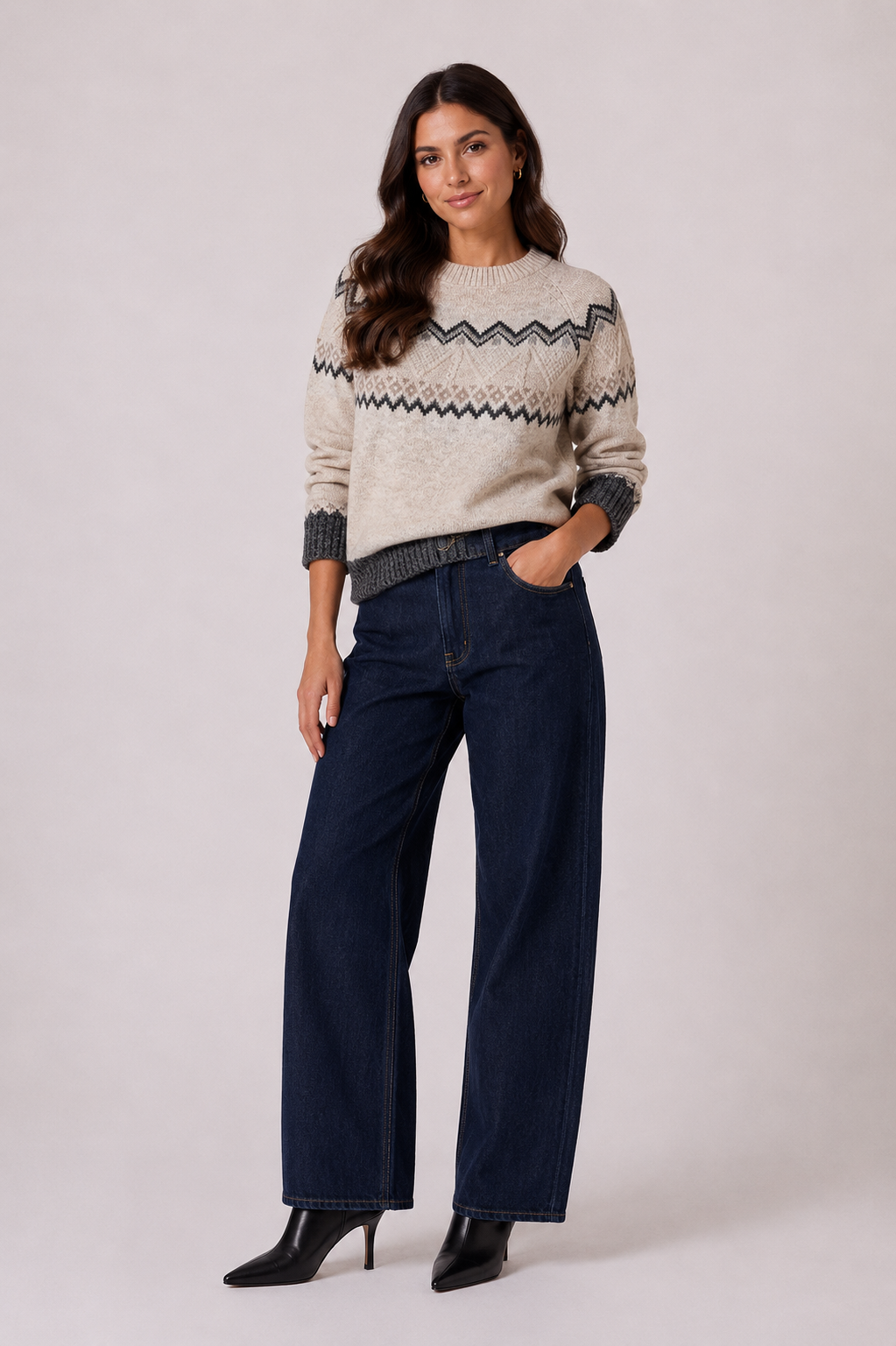 SWISS KNIT JUMPER