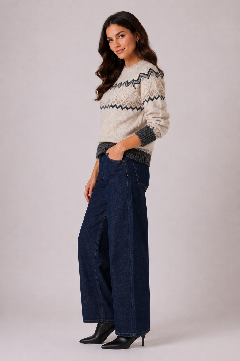SWISS KNIT JUMPER