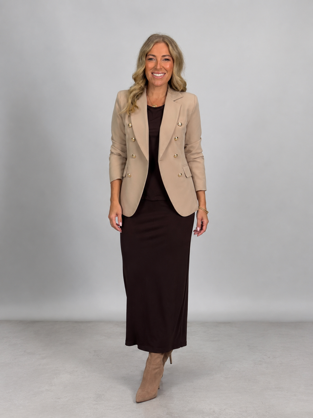 TAHLIA BLAZER - BEIGE