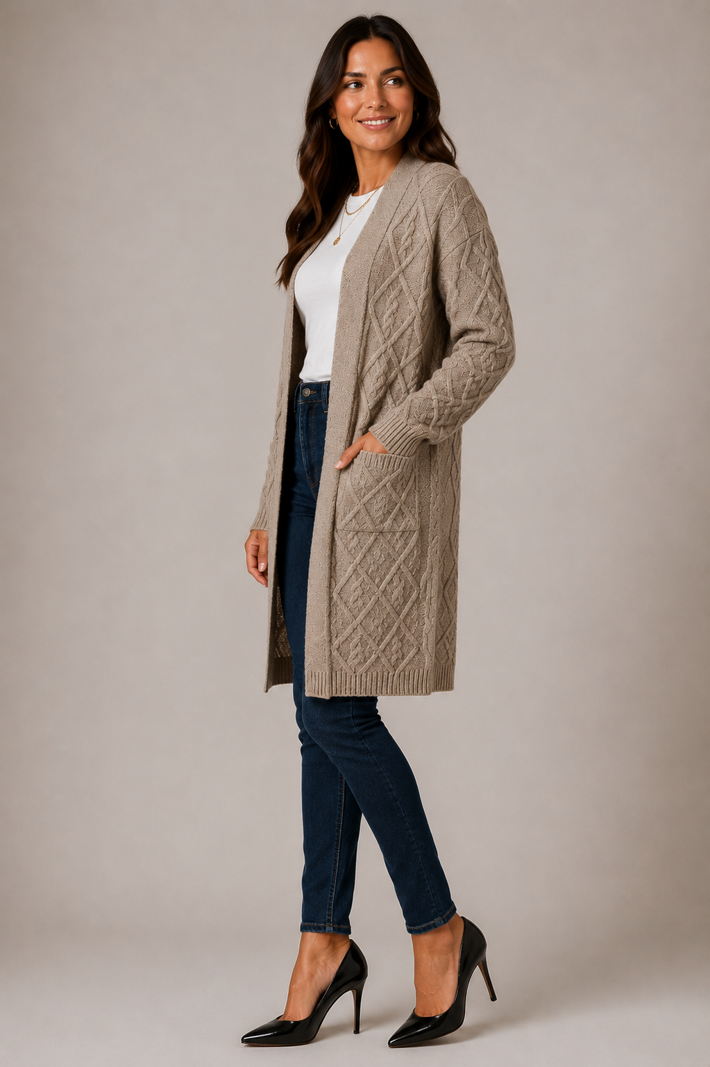 KAYLN LONG CARDIGAN