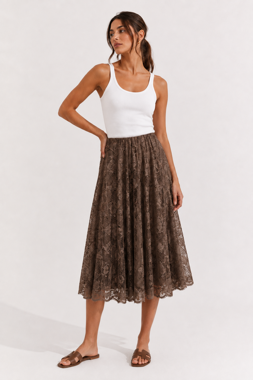 LACE FULL SKIRT
