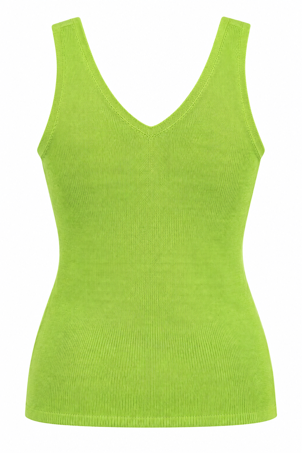 V-Neck Viscose Knit Tank