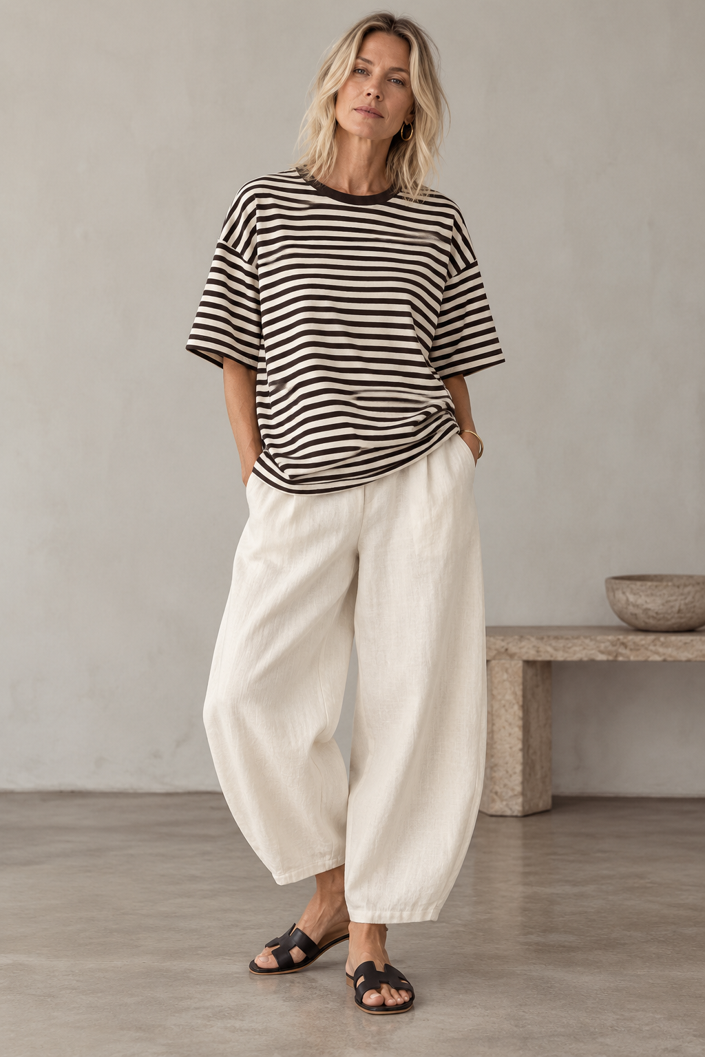 Oversized Stripe T-Shirt