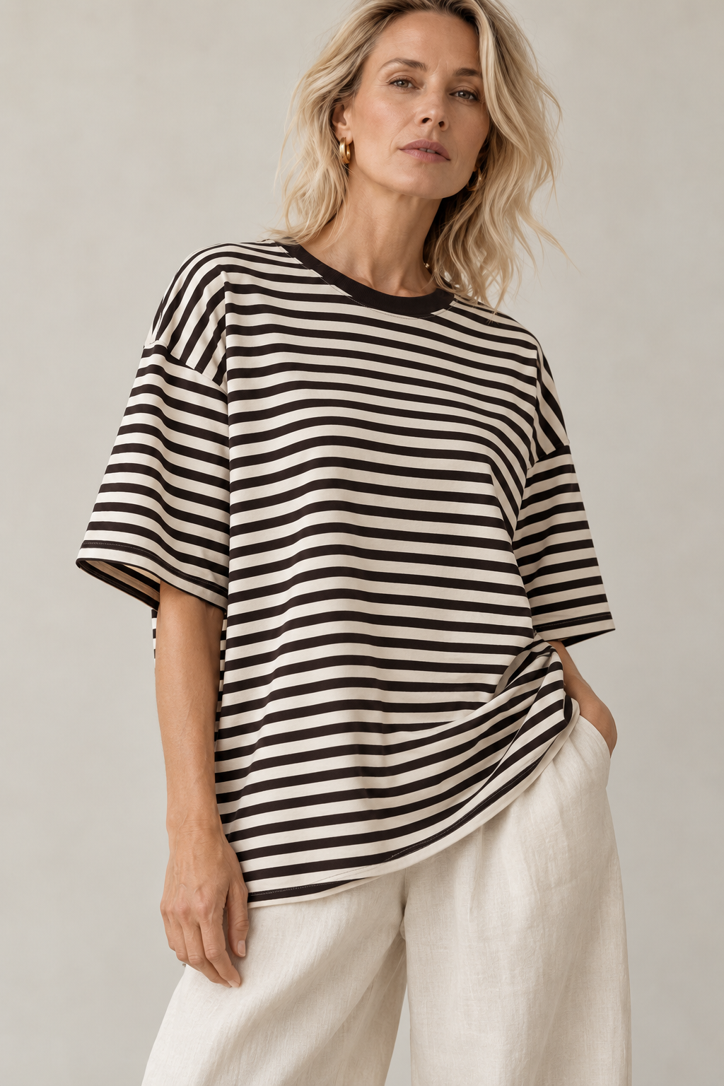 Oversized Stripe T-Shirt