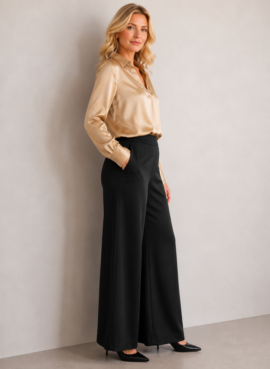 SATIN BLOUSE
