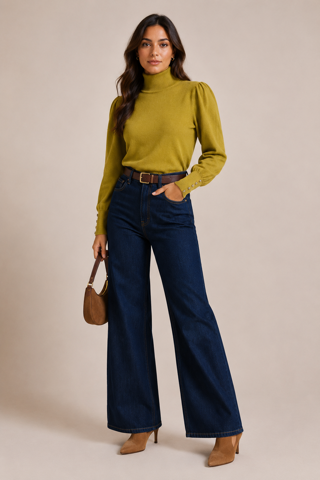 Avery ribbed skivvy