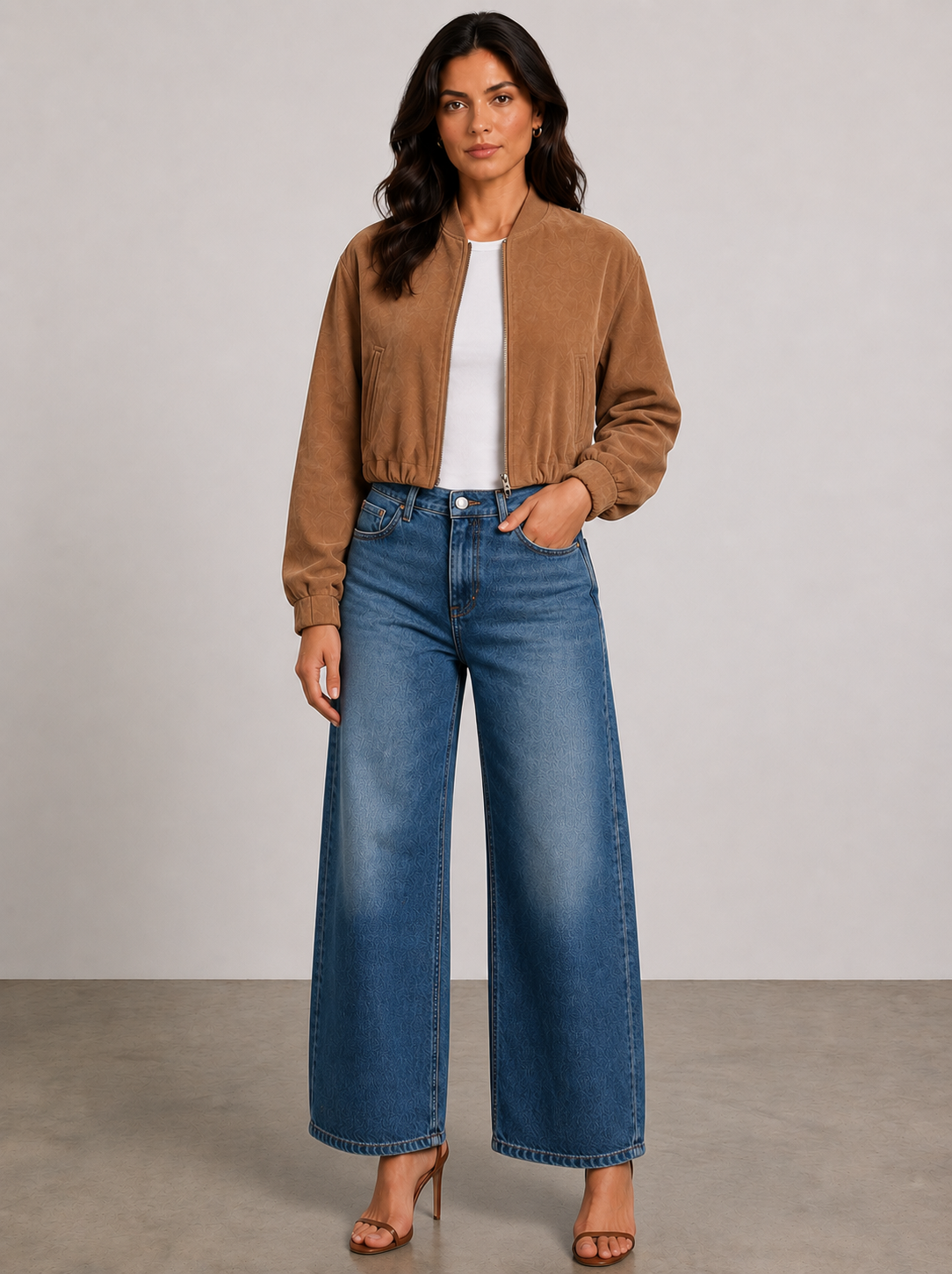 SUEDE BOMBER
