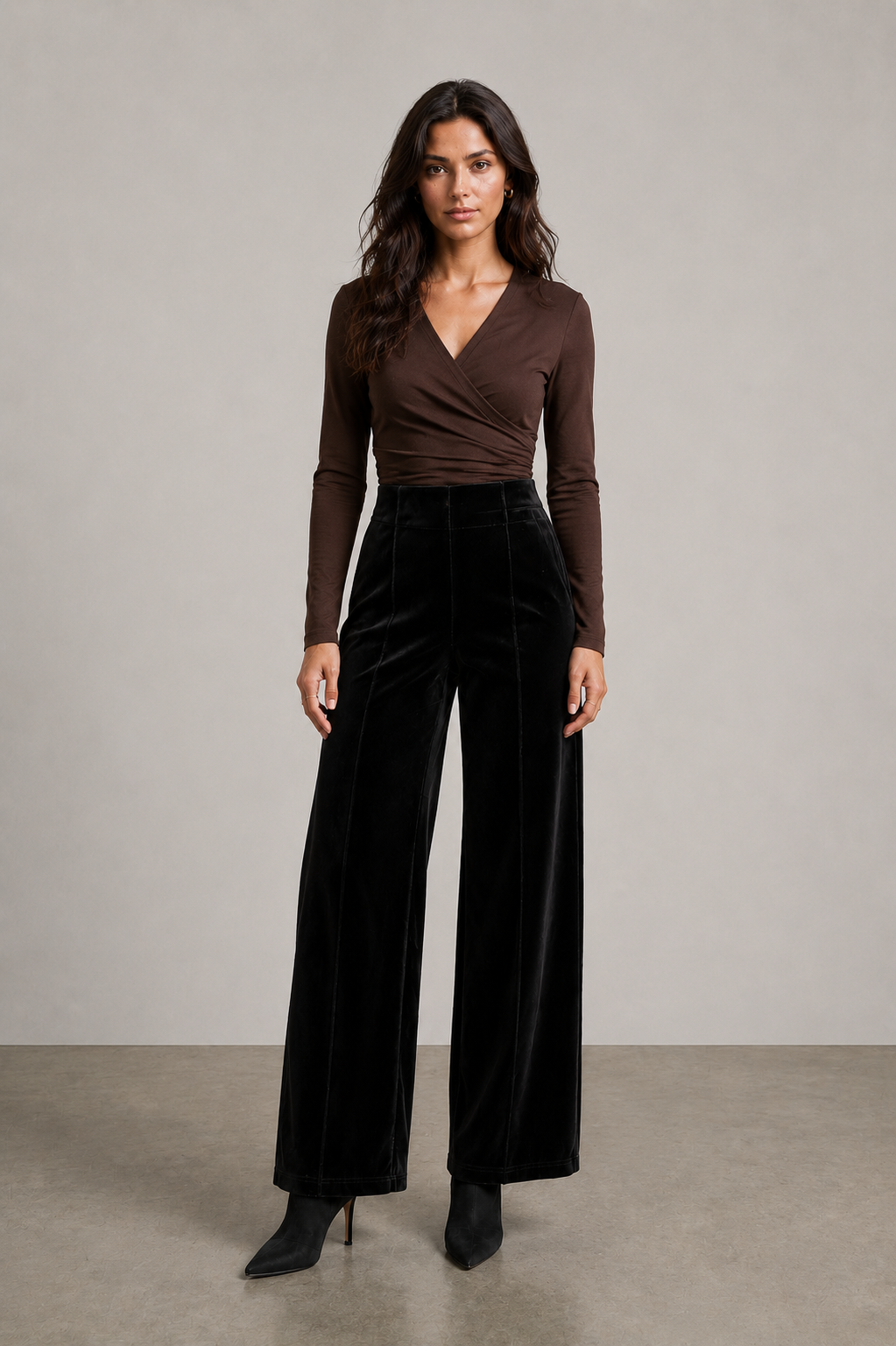 VELVET SLIM PANTS- pre order
