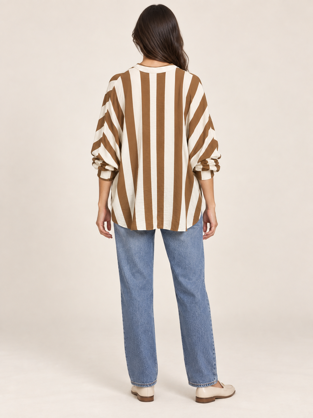 Stripe V-Neck Shirt