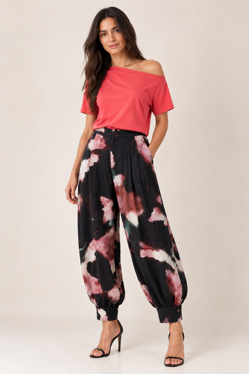Tencel Mirage Print Balloon Pan