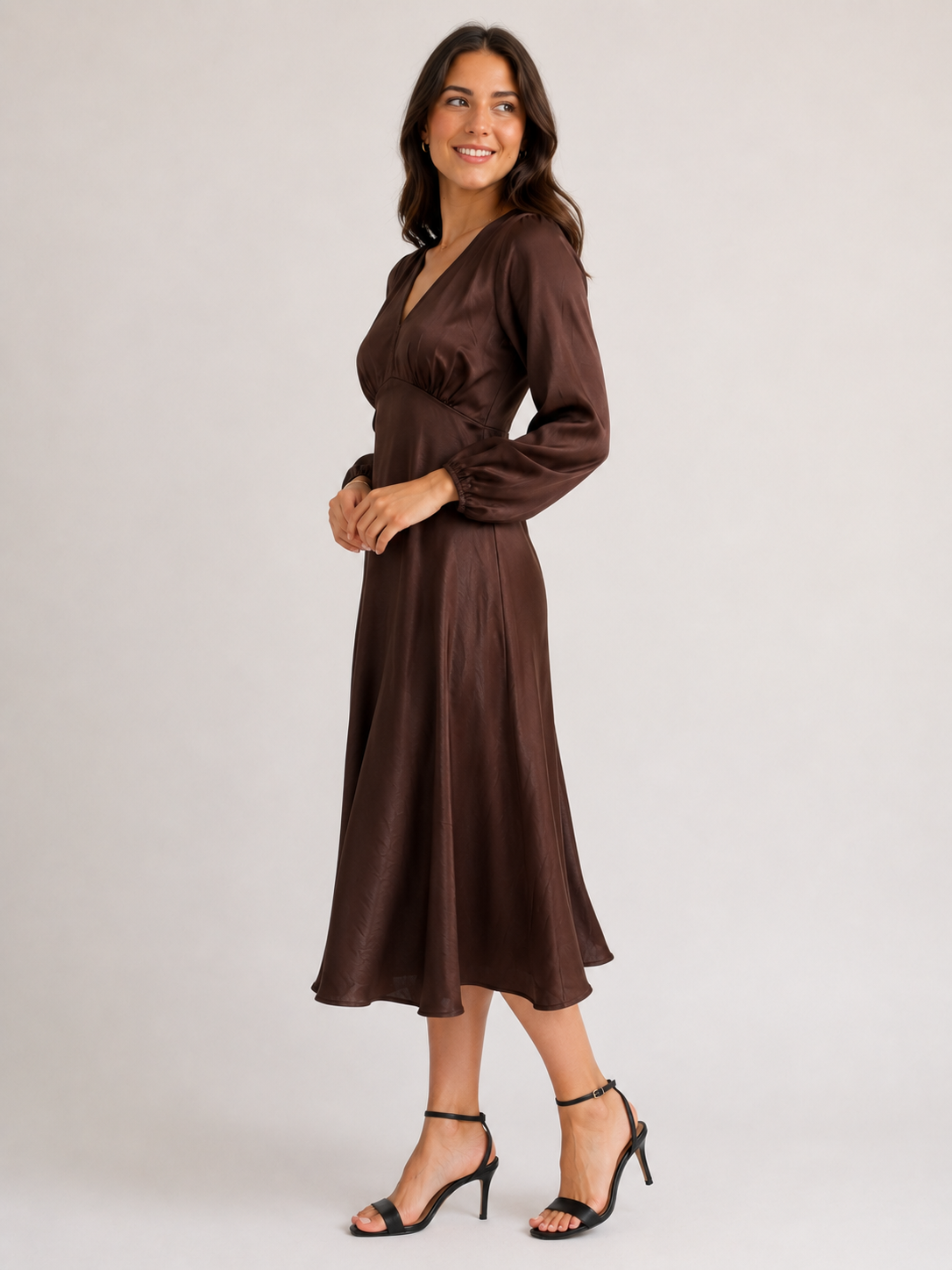 HANNAH SATIN DRESS