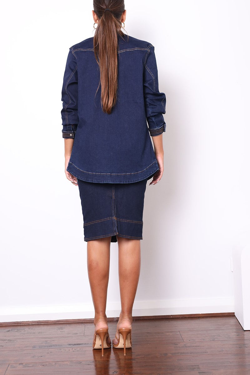 DELUXE INDIGO DENIM SHIRT