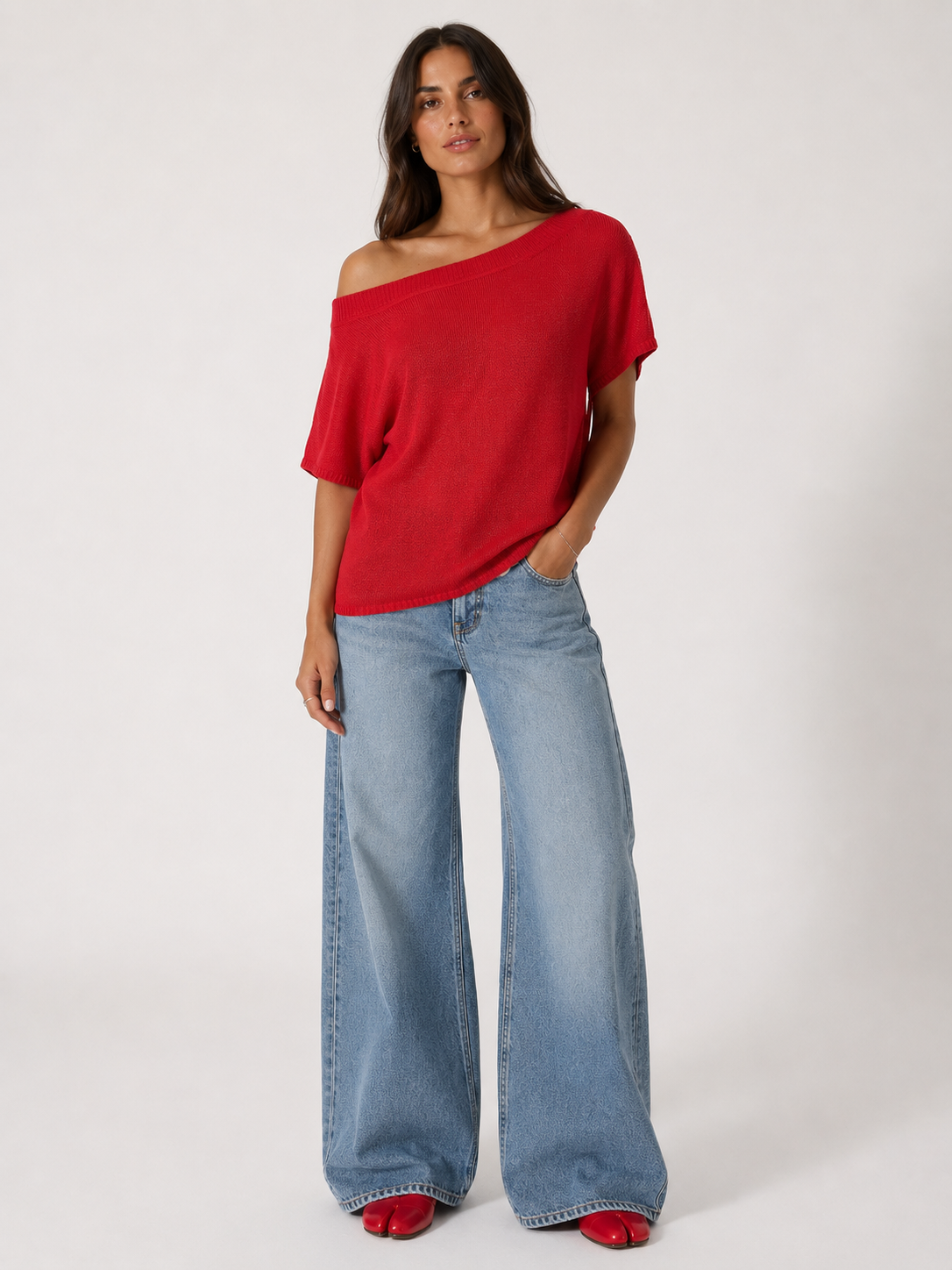 BIANCA OFF SHOULDER KNIT