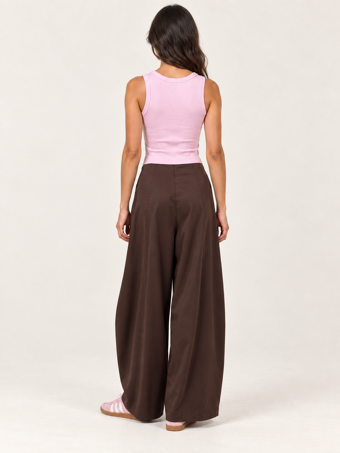 High Waisted Barrel Pant