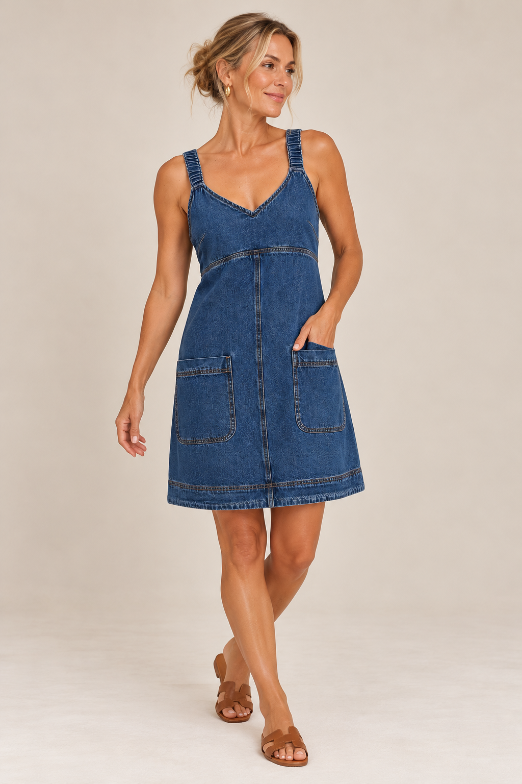 Denim Babydoll dress
