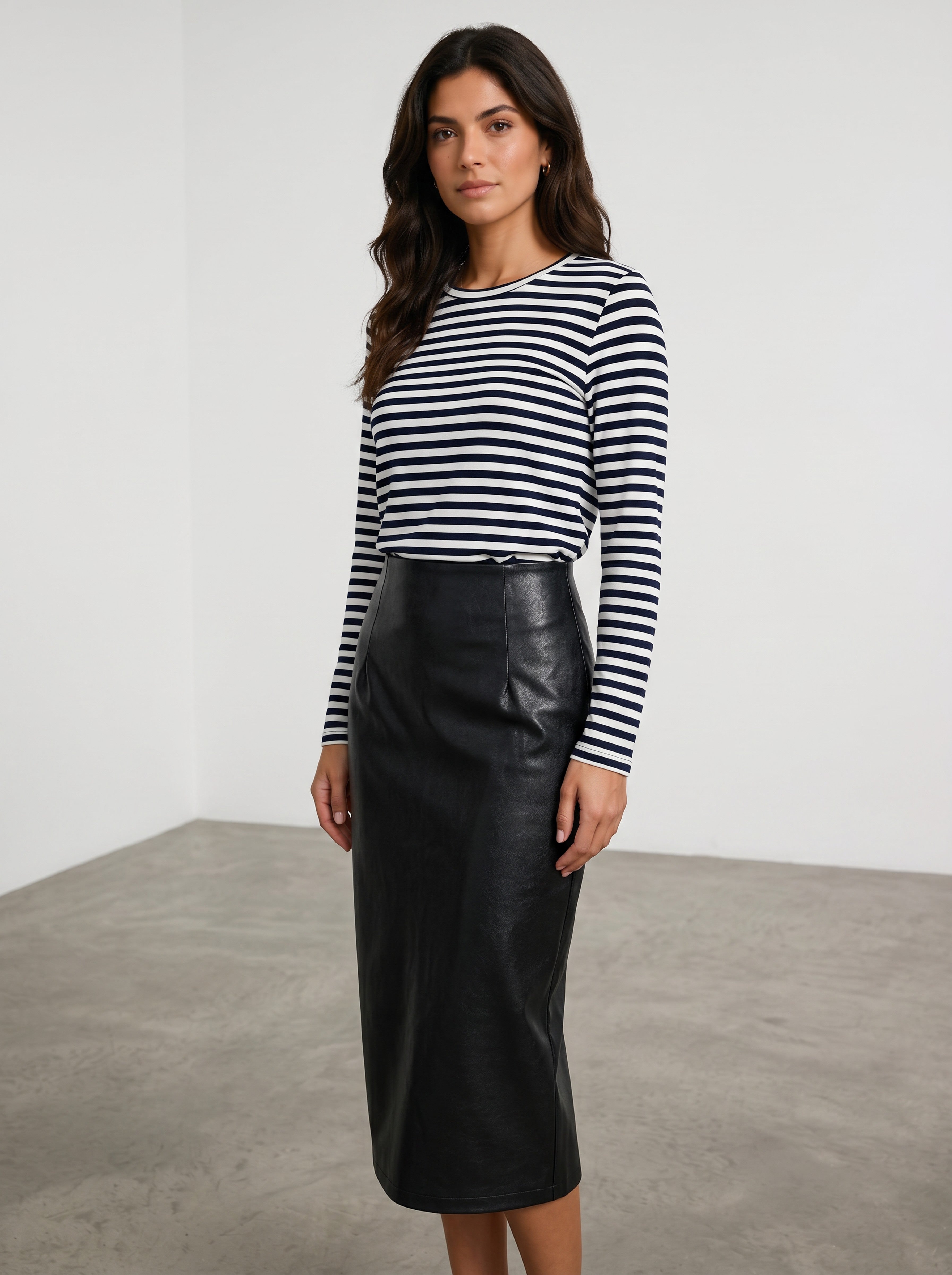 CLASSIC JERSEY TOP -STRIPE
