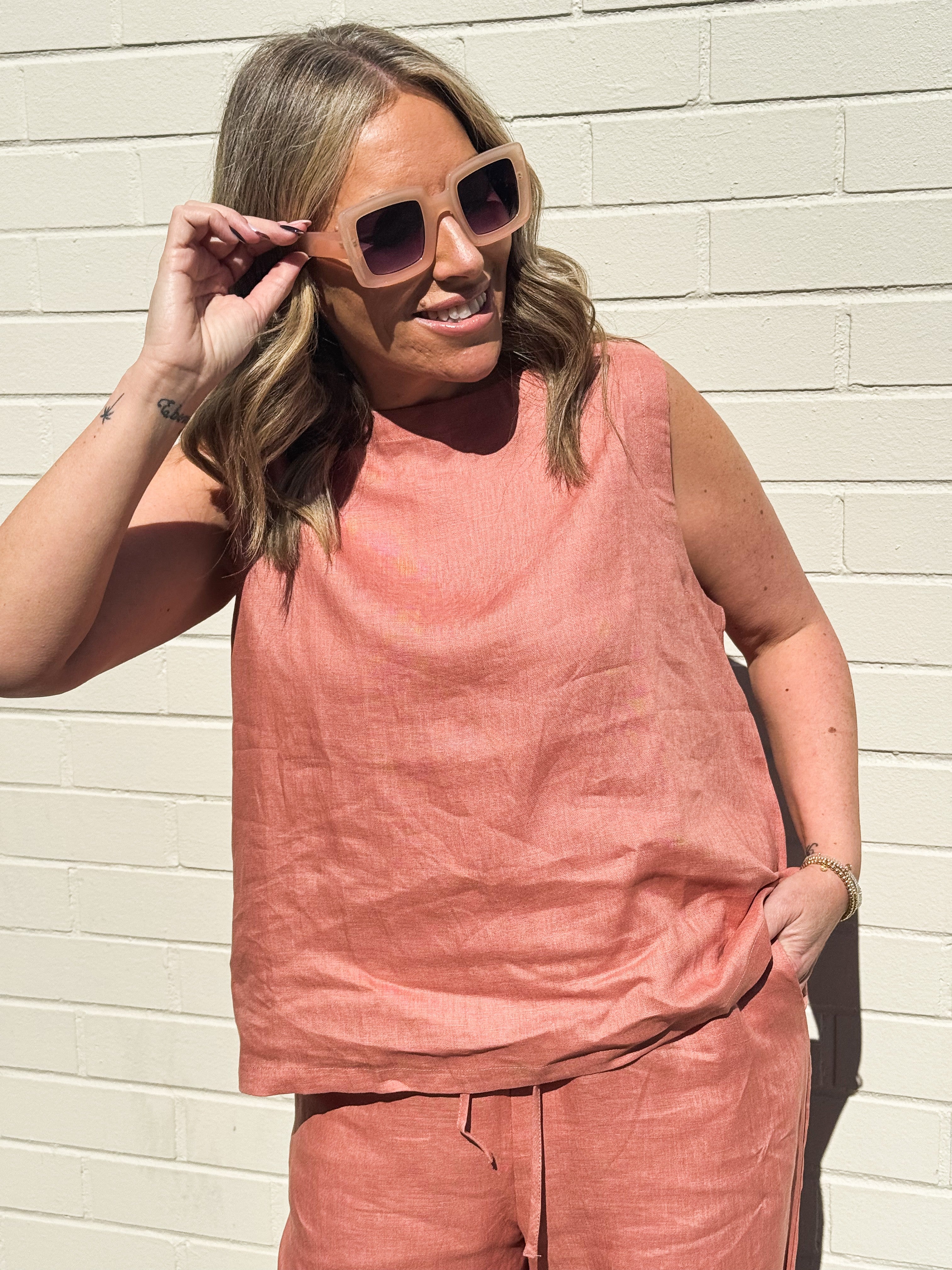 EASY LINEN TANK
