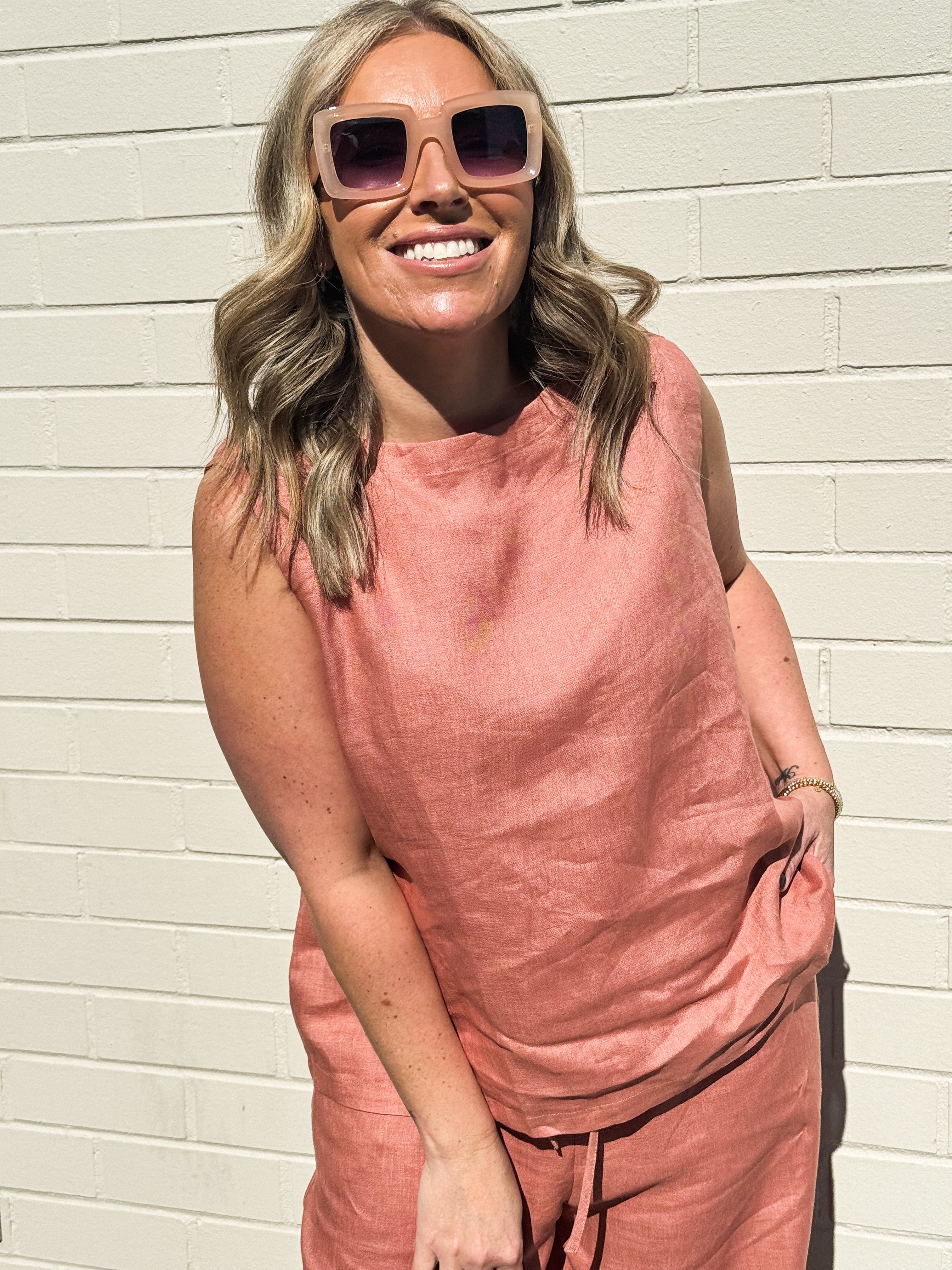 EASY LINEN TANK