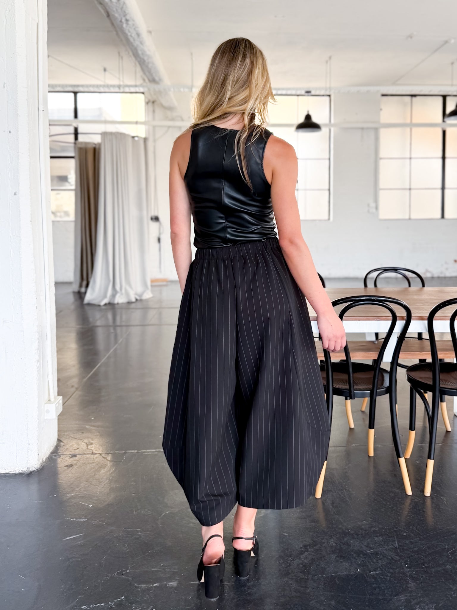 PINSTRIPE COMMUTER PANT