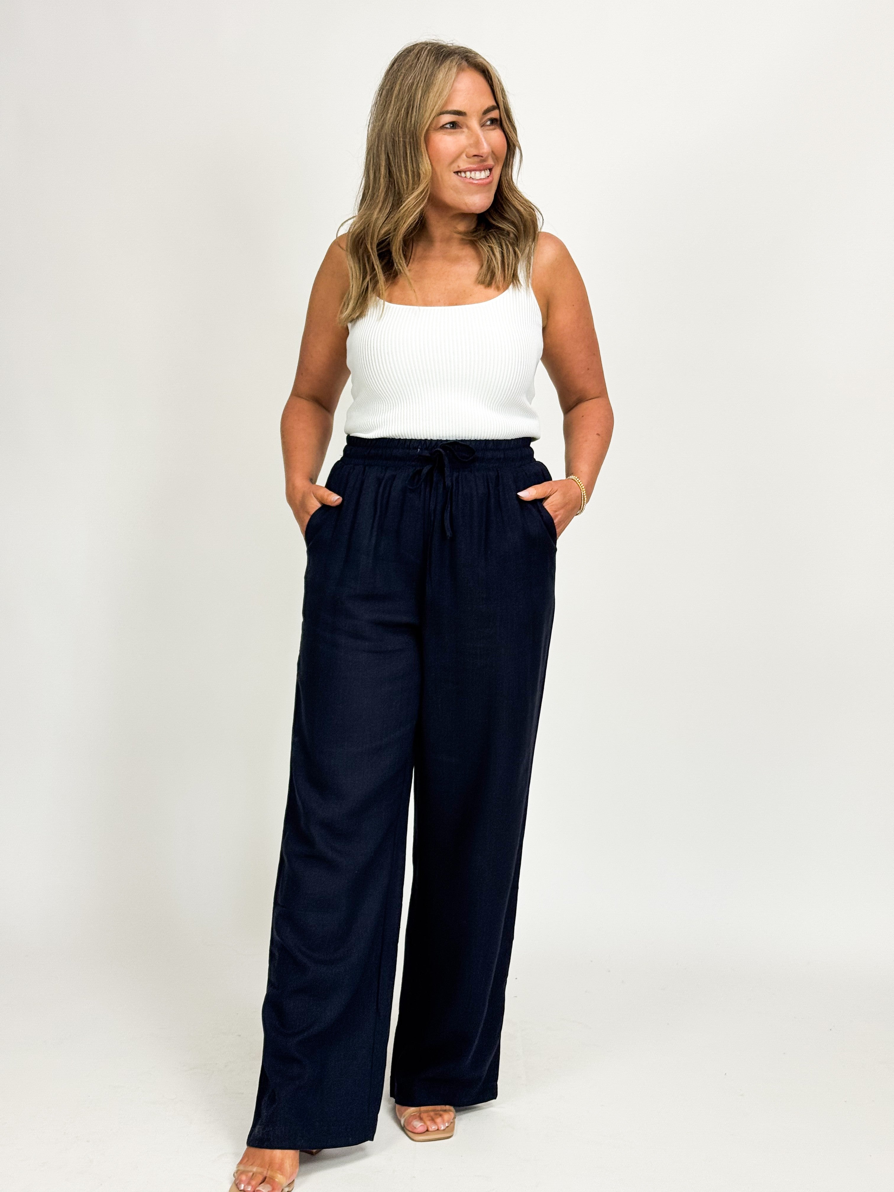 ROMAN RELAXED PANT - BLUE & NAVY