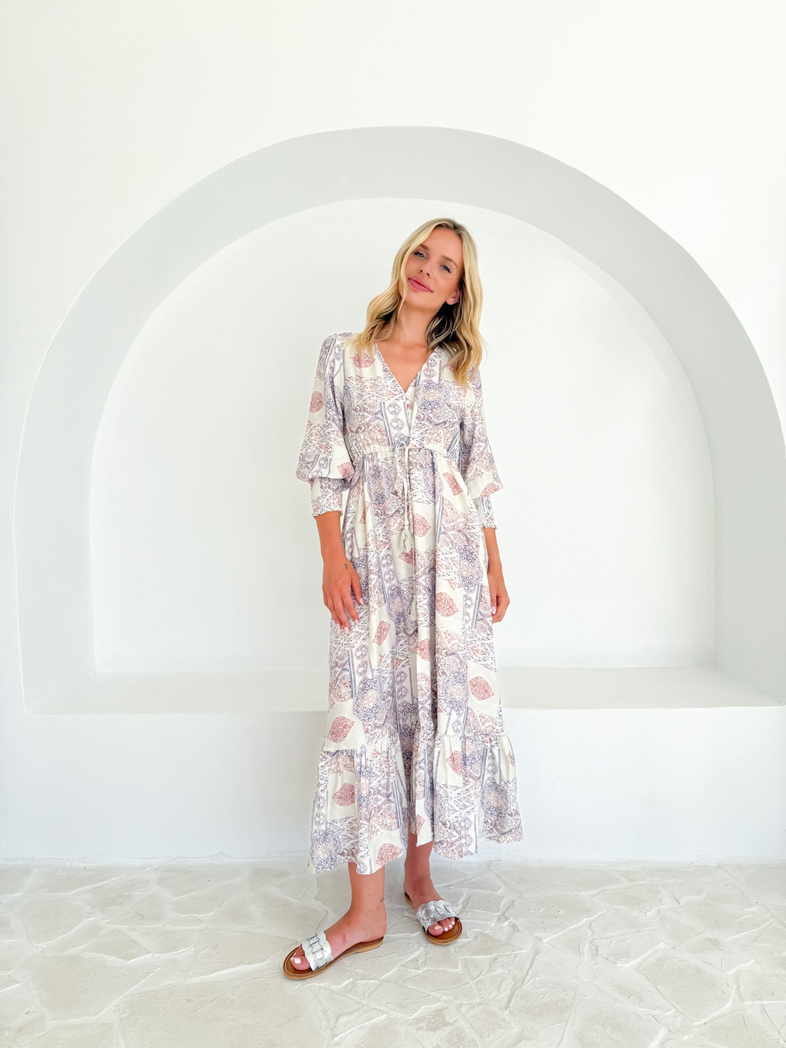 VINTAGE PAISLEY SELMA MAXI DRESS