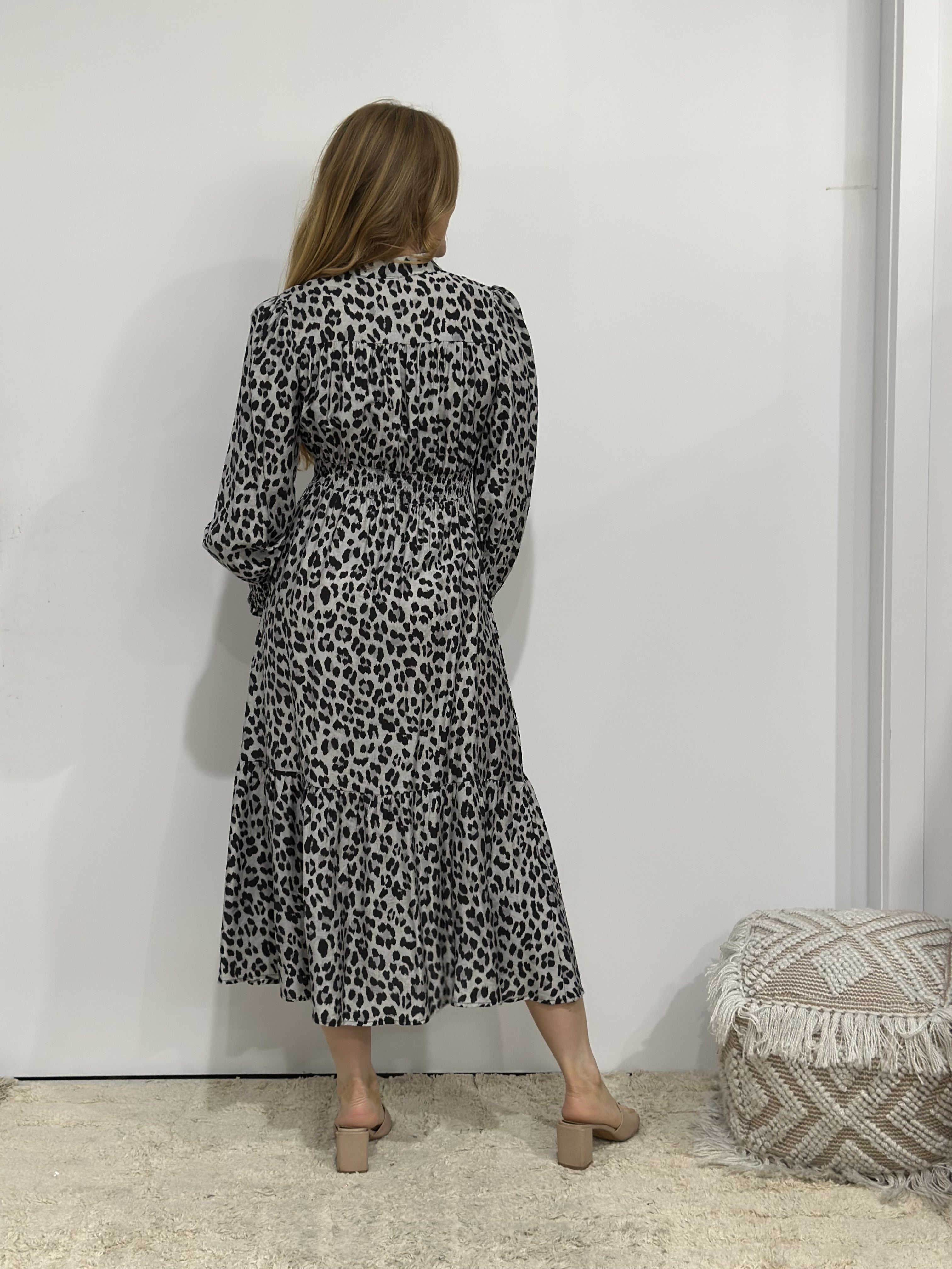 RORY LEOPRINT DRESS