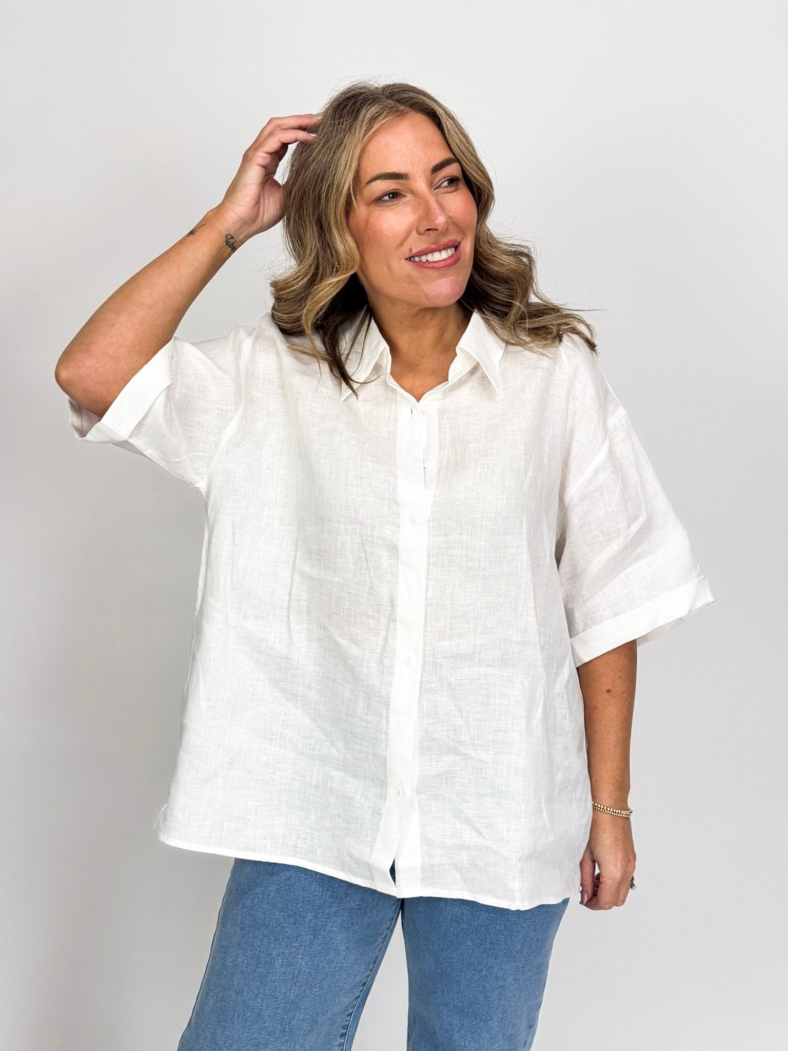 EASY LINEN SS SHIRT