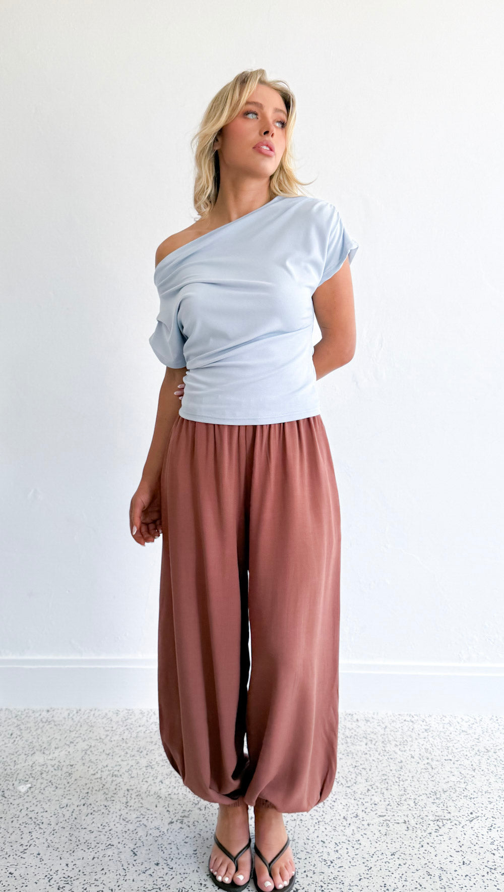 FLOWING BALLOON PANTS