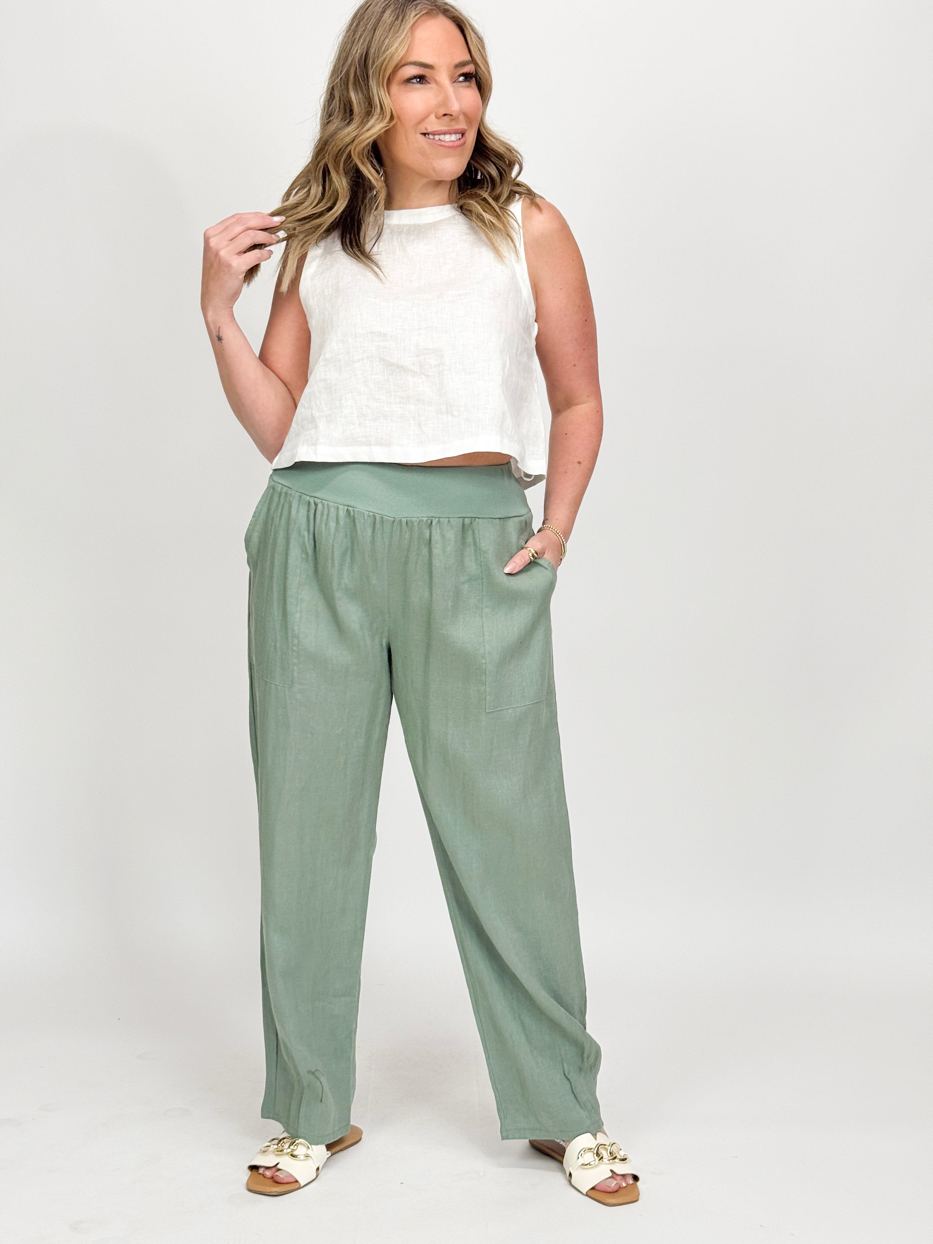 HEX RELAXED LINEN PANT