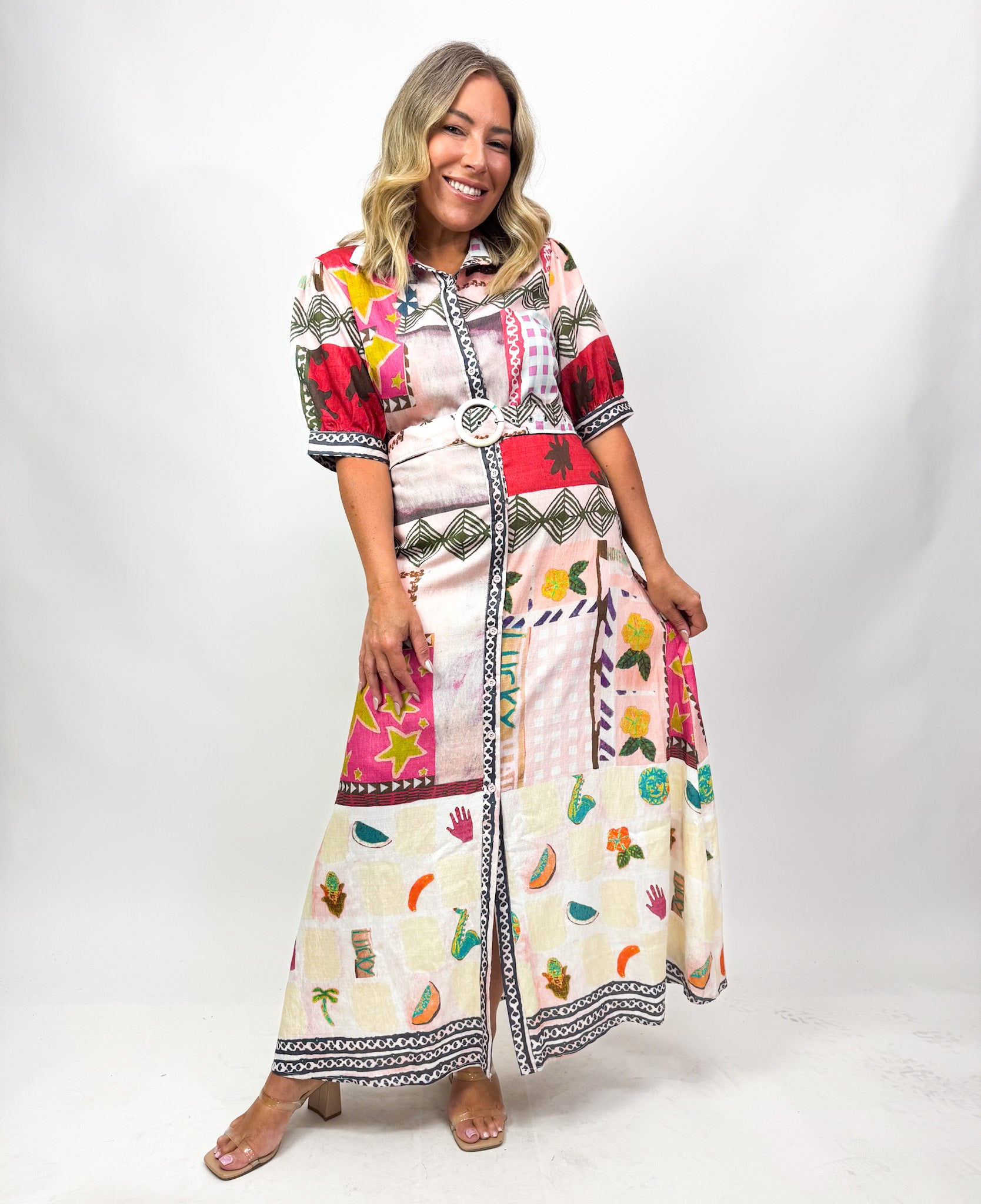 LUCKY STAR SHIRT DRESS