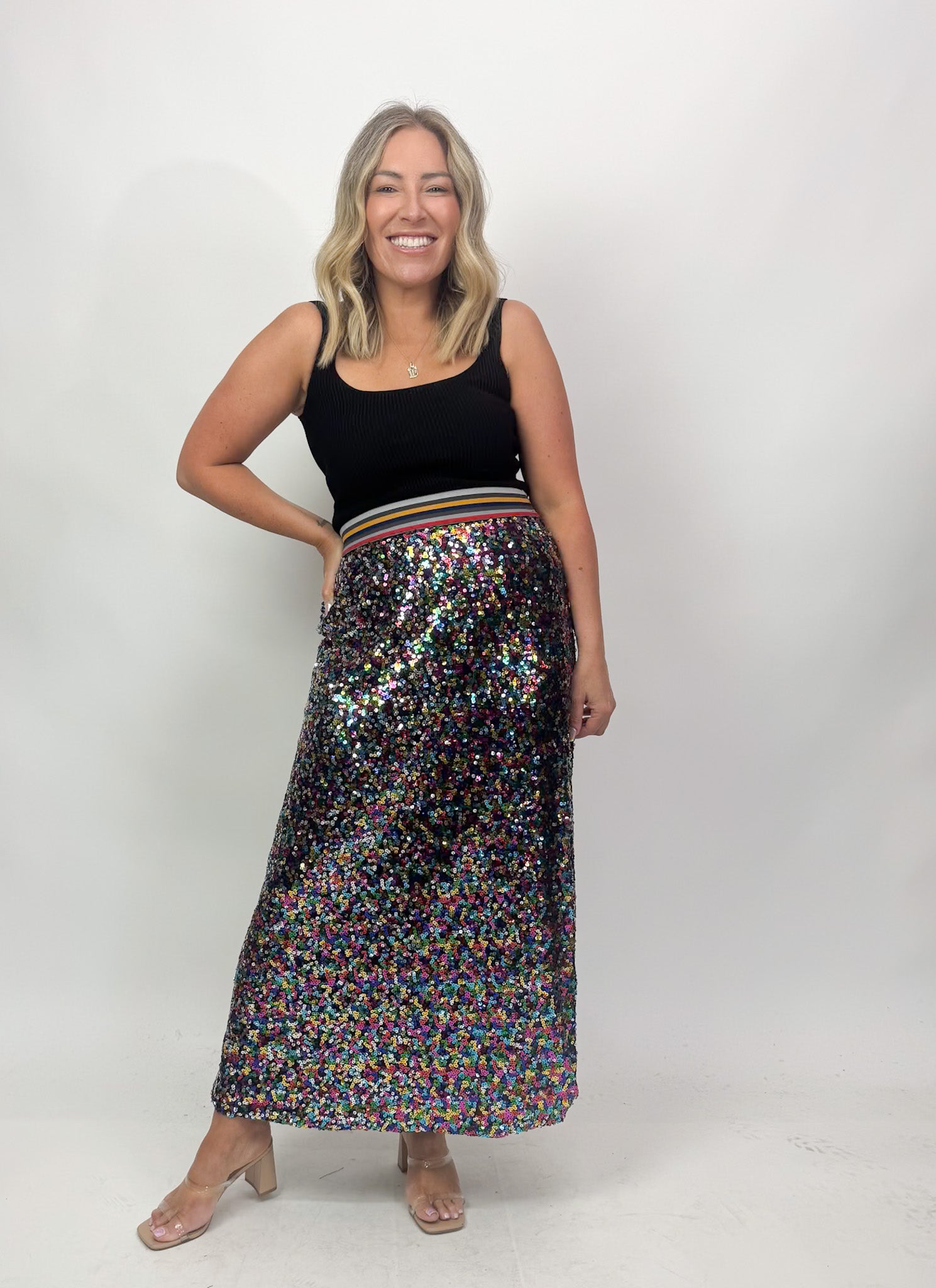 SPICY METALIC SKIRT
