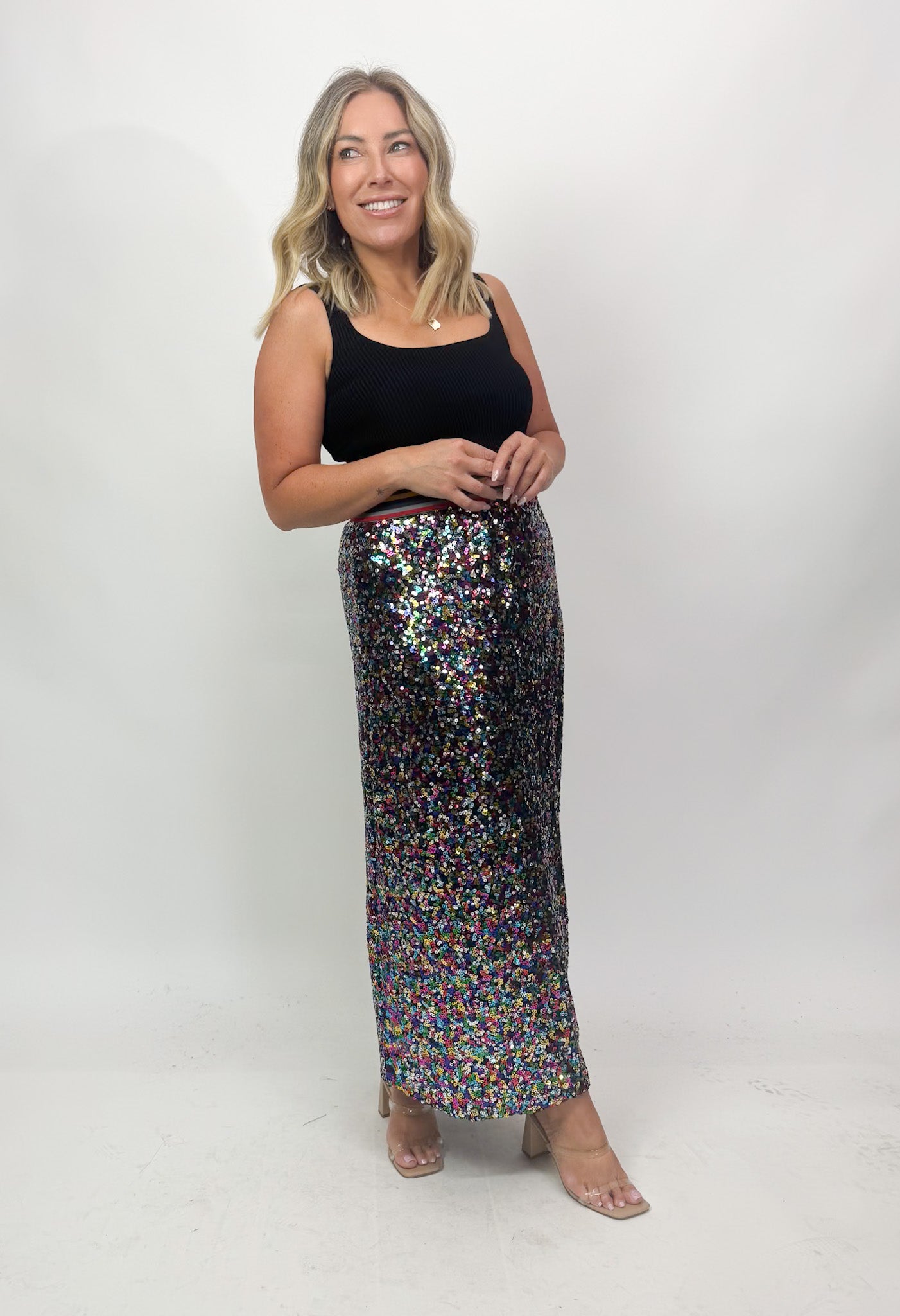 SPICY METALIC SKIRT