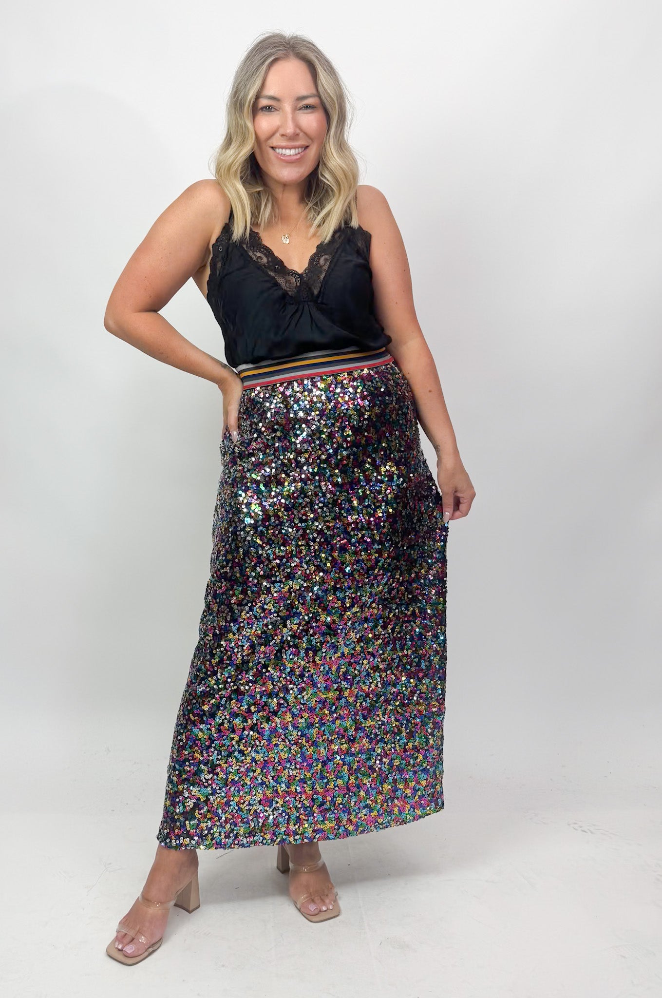 SPICY METALIC SKIRT