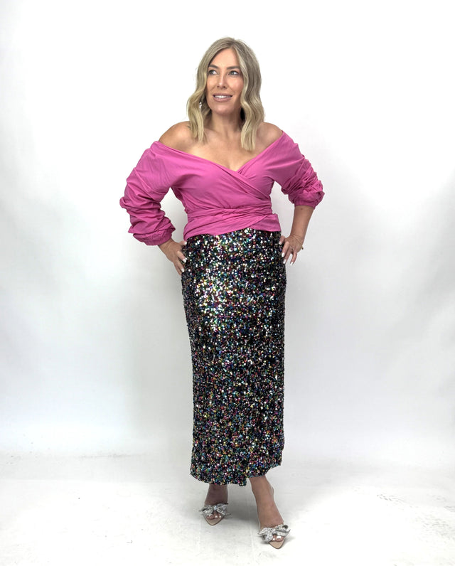 SPICY METALIC SKIRT