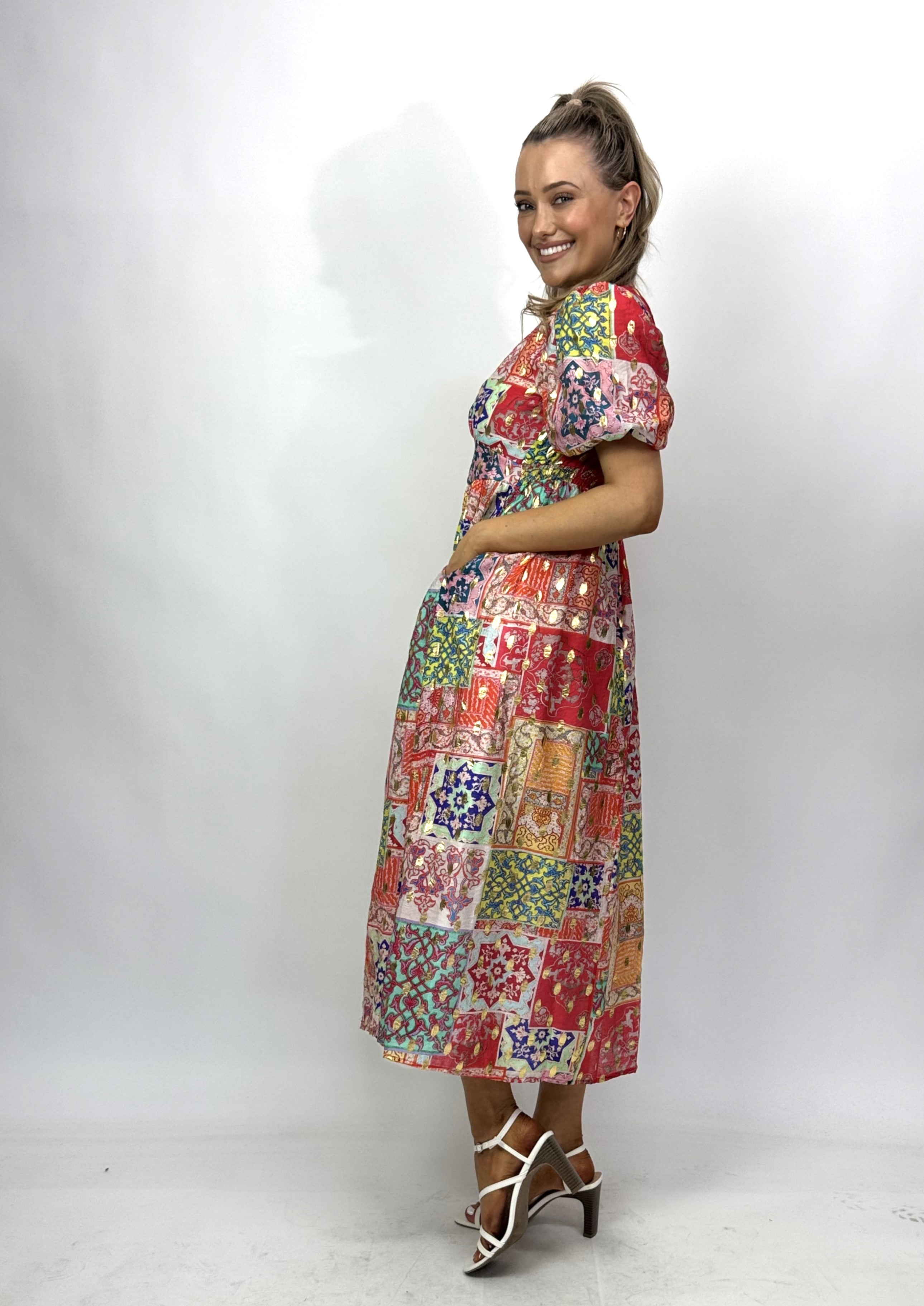 ARABASQUE MAXI DRESS
