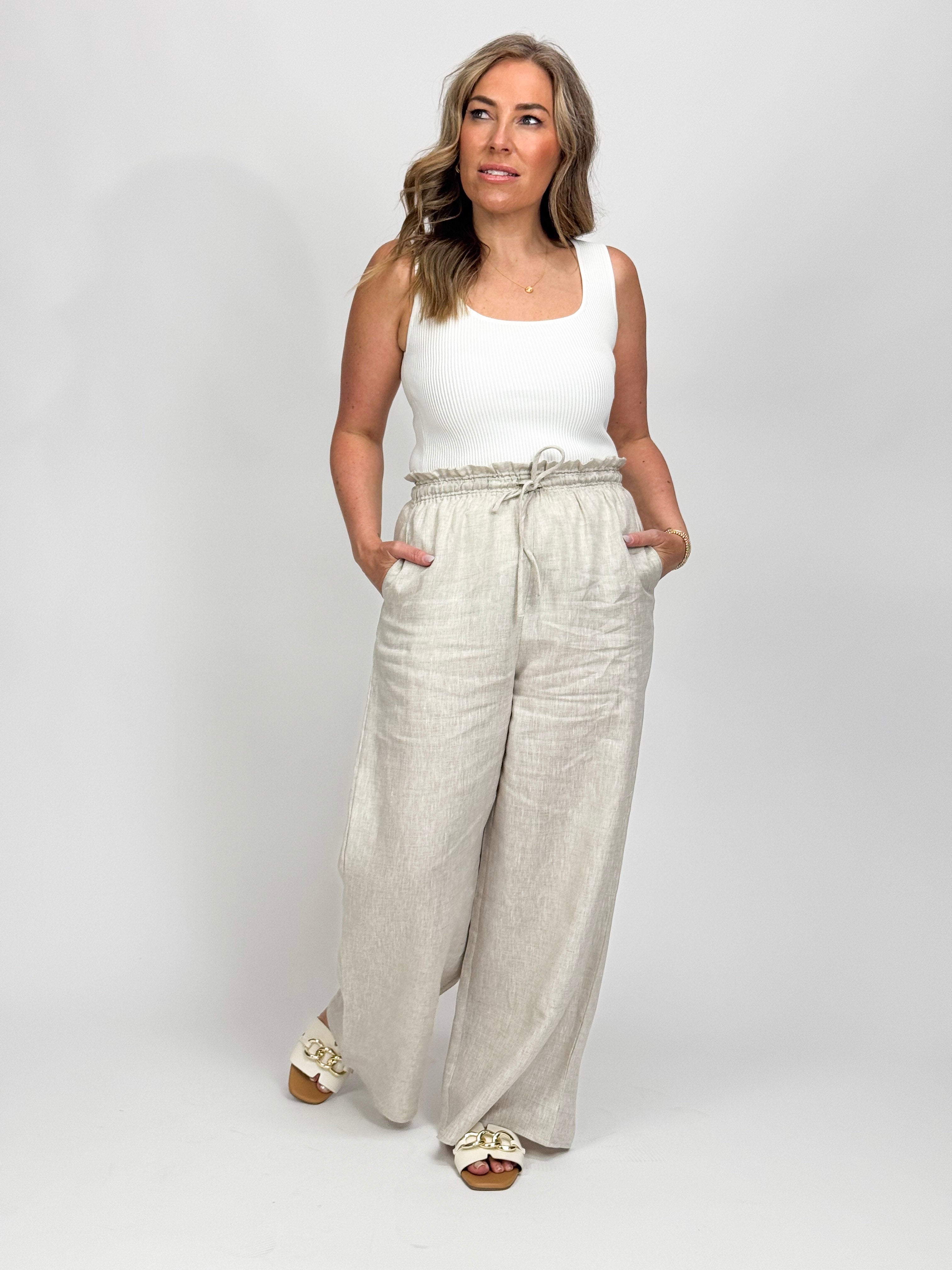 EASY LINEN RELAXED PANT