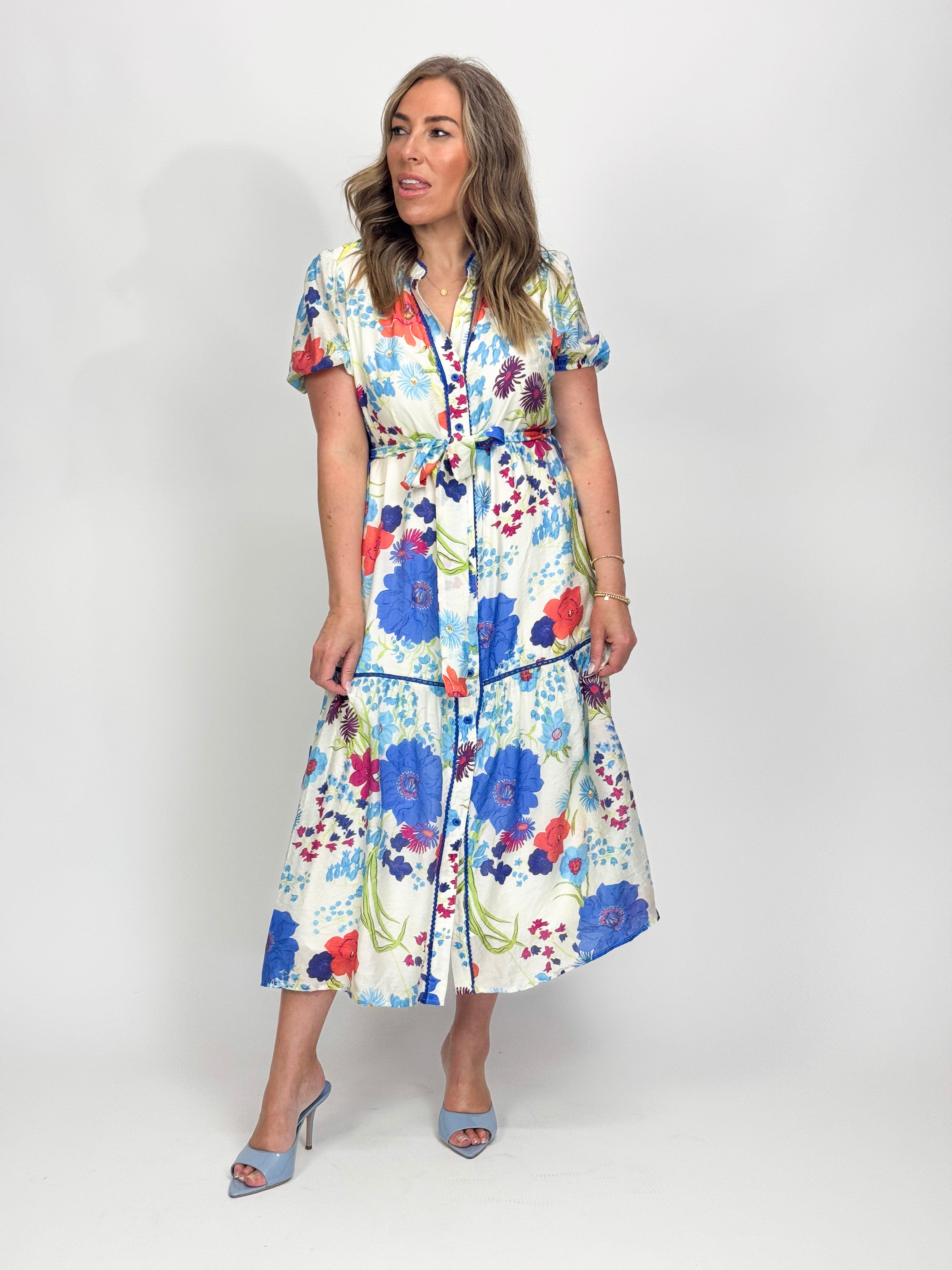 POPPY GARDEN SHIRT DRESS